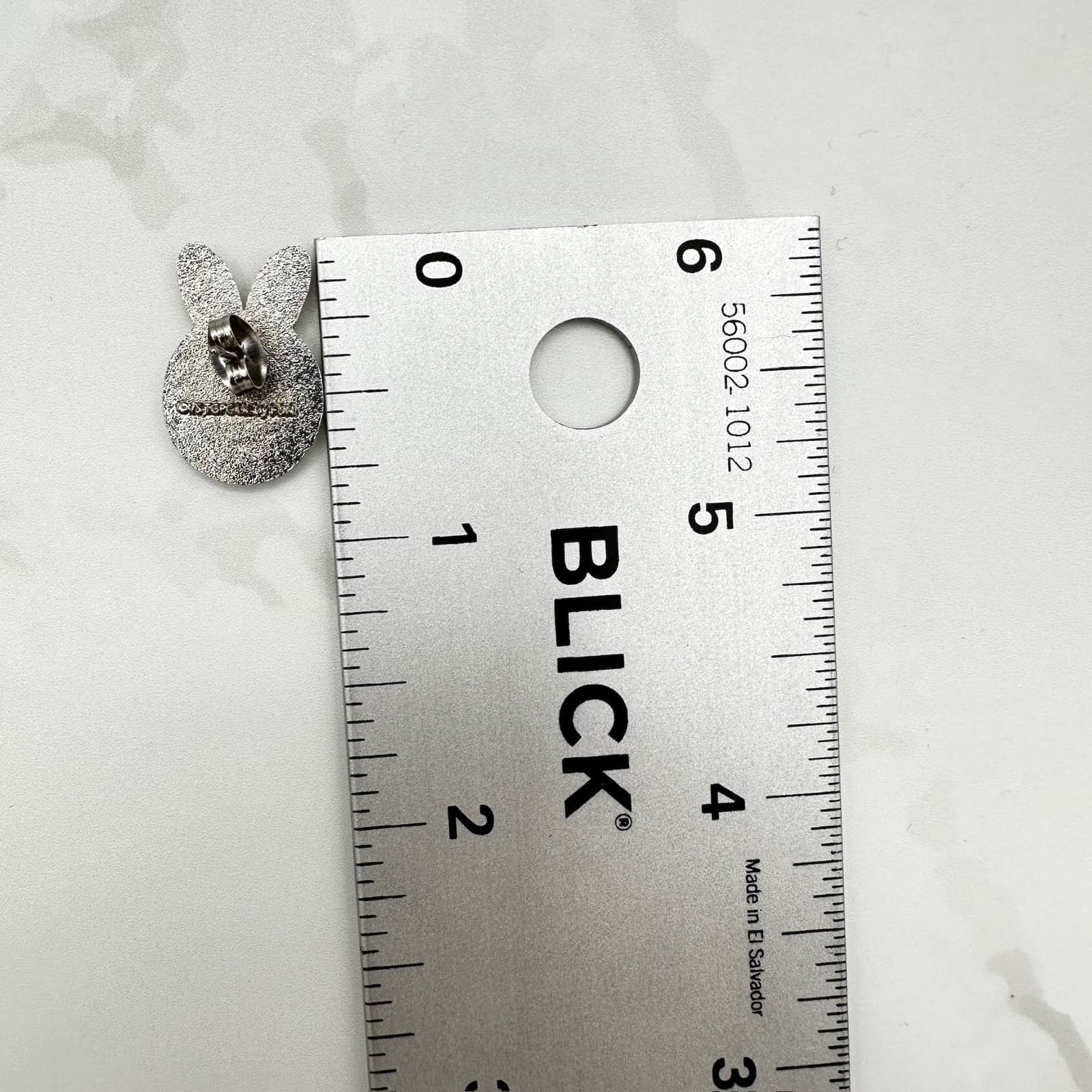 Vintage Adorable Bunny Rabbit Stud Earrings Animal Green Red Face Ears Tora and - Thumbnail 7