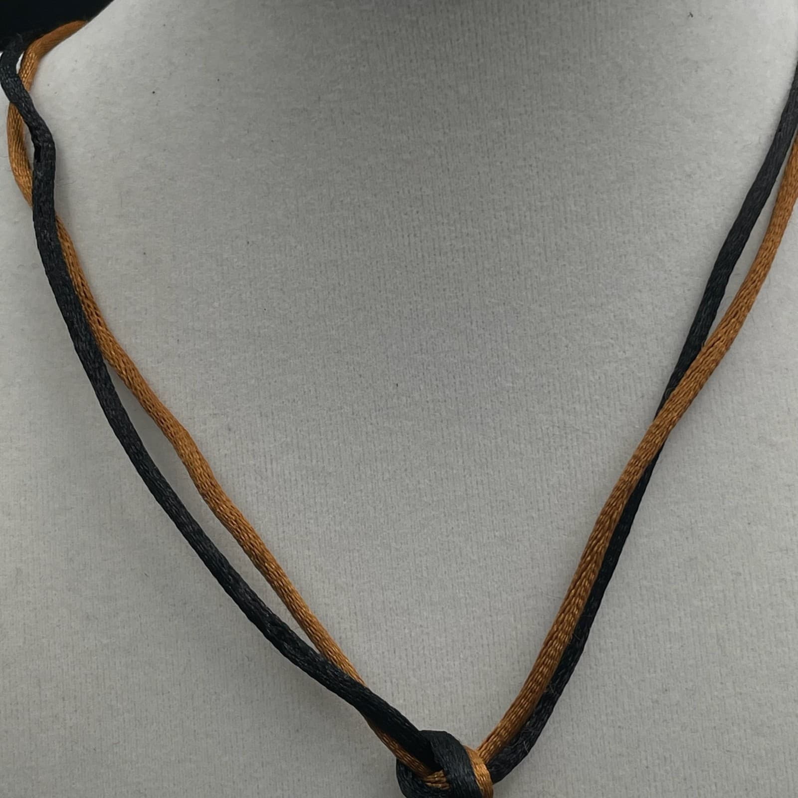 VTG Resin Coated Sand Dollar Pendant Necklace Boho Beach Cord Charm 20" Neutral - Thumbnail 8