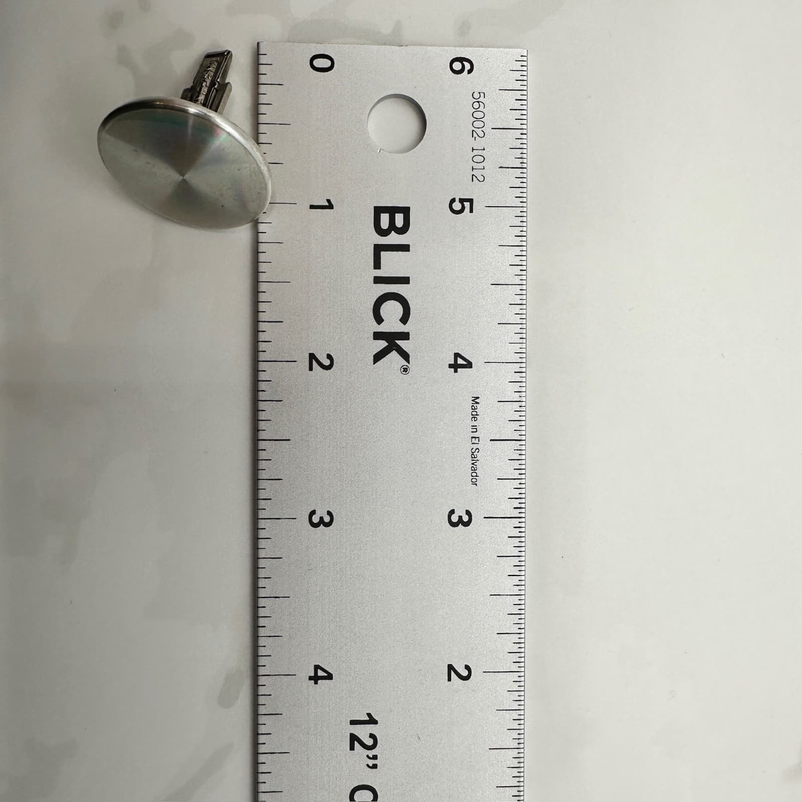 Vintage Pat Pend Rainbow Diffraction Silver Tone Round Reflective Cufflinks 50s - Thumbnail 7