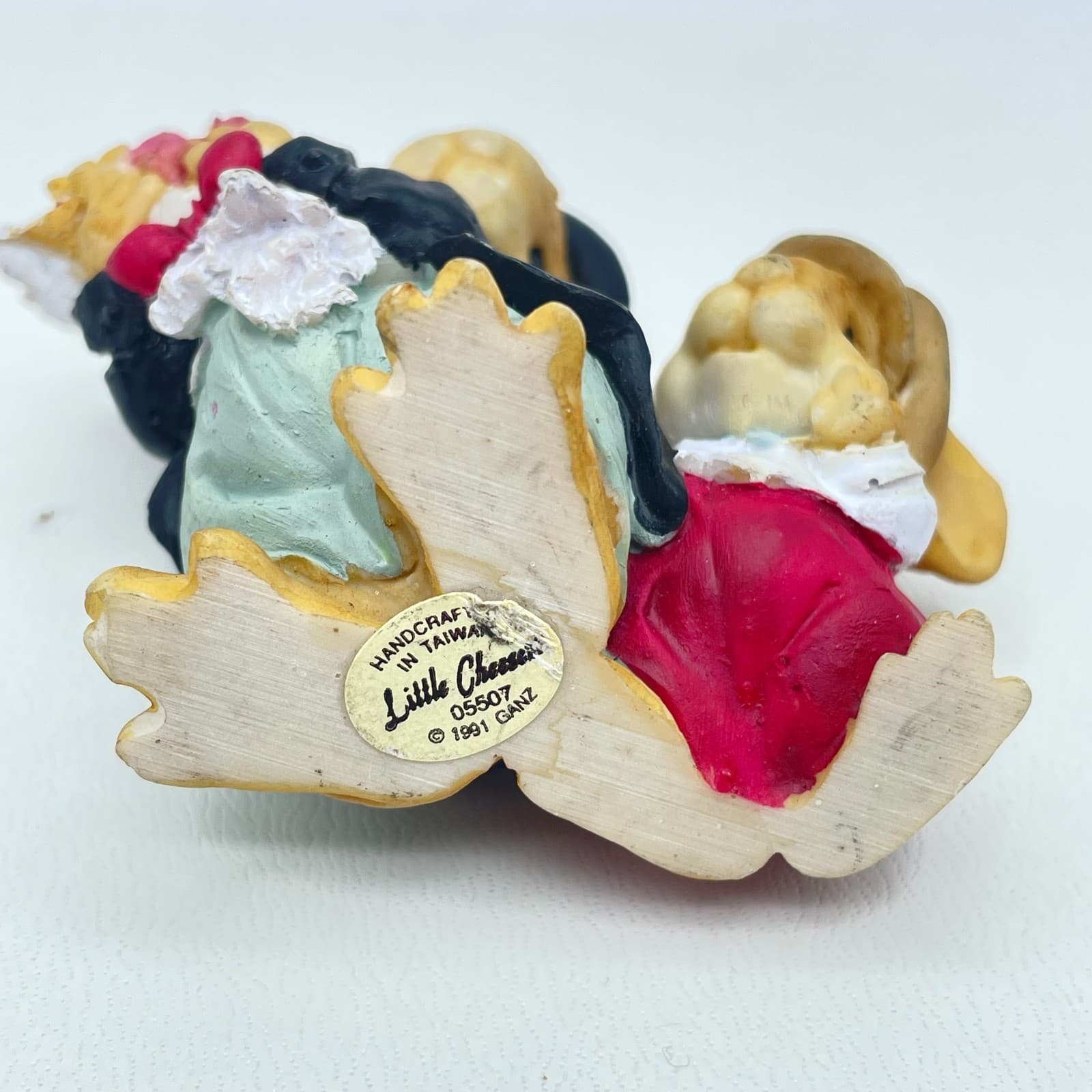 Vintage Ganz 1991 Little Cheesers Flowers Mouse & Mice Decorative Figurine - Thumbnail 2