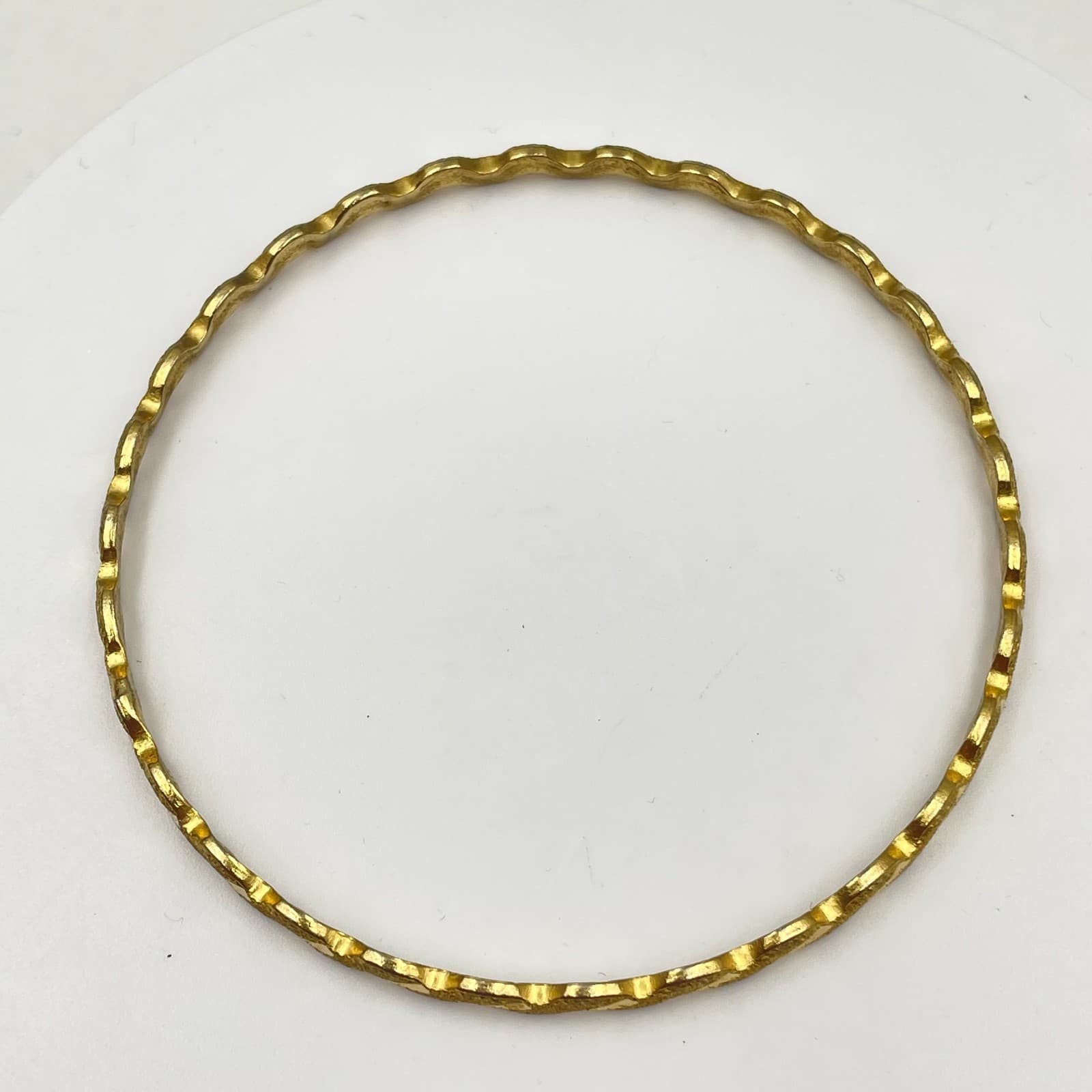 Vintage 80s 90s Gold/Silver Tone Floral Enamel Bracelet Set Boho Women's Jewelry - Thumbnail 6