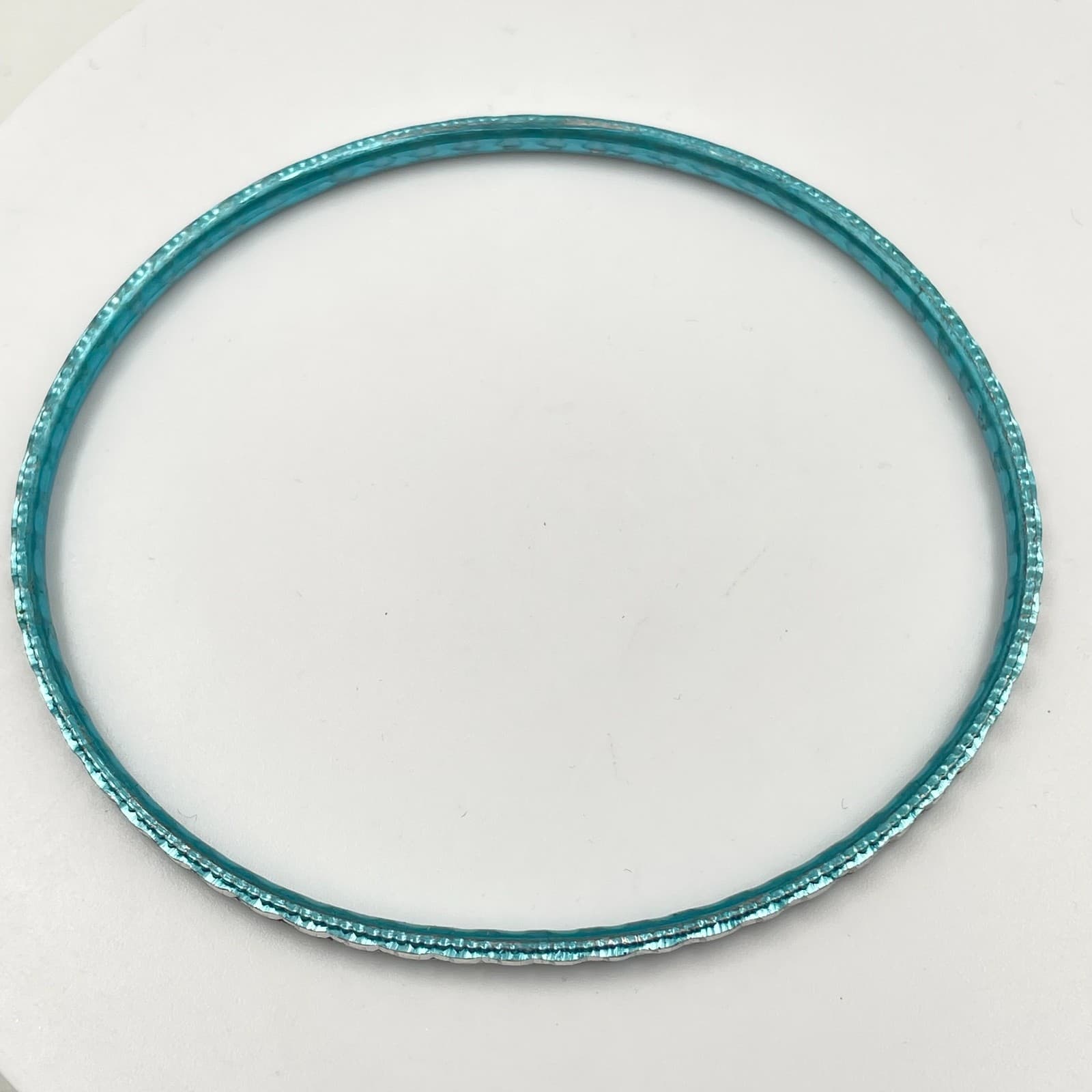 Vintage 80s 90s Gold/Silver Tone Floral Enamel Bracelet Set Boho Women's Jewelry - Thumbnail 5