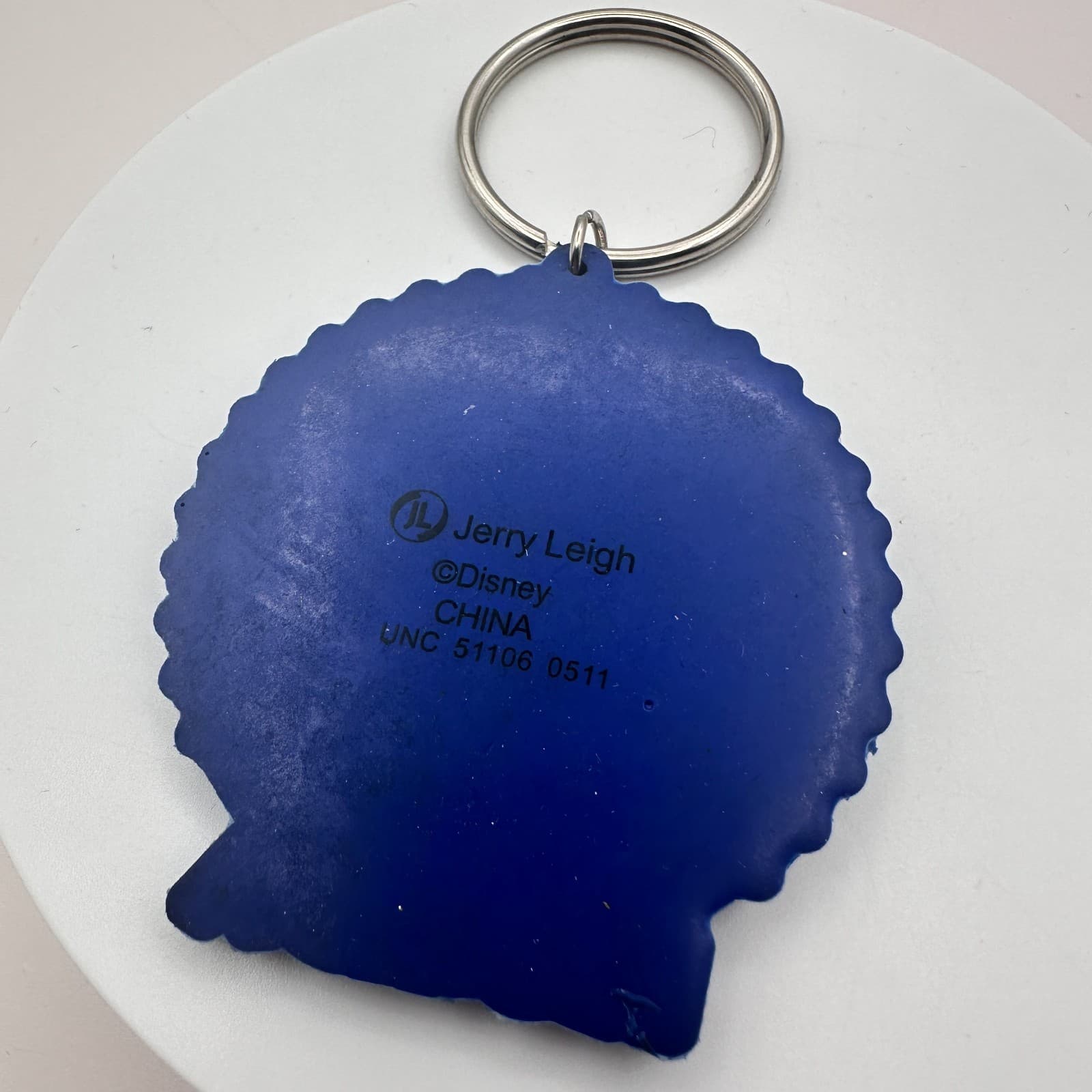 VTG 90s Disney Mickey Mouse Florida American Flag Rubber Keychain Jerry Leigh - Thumbnail 4