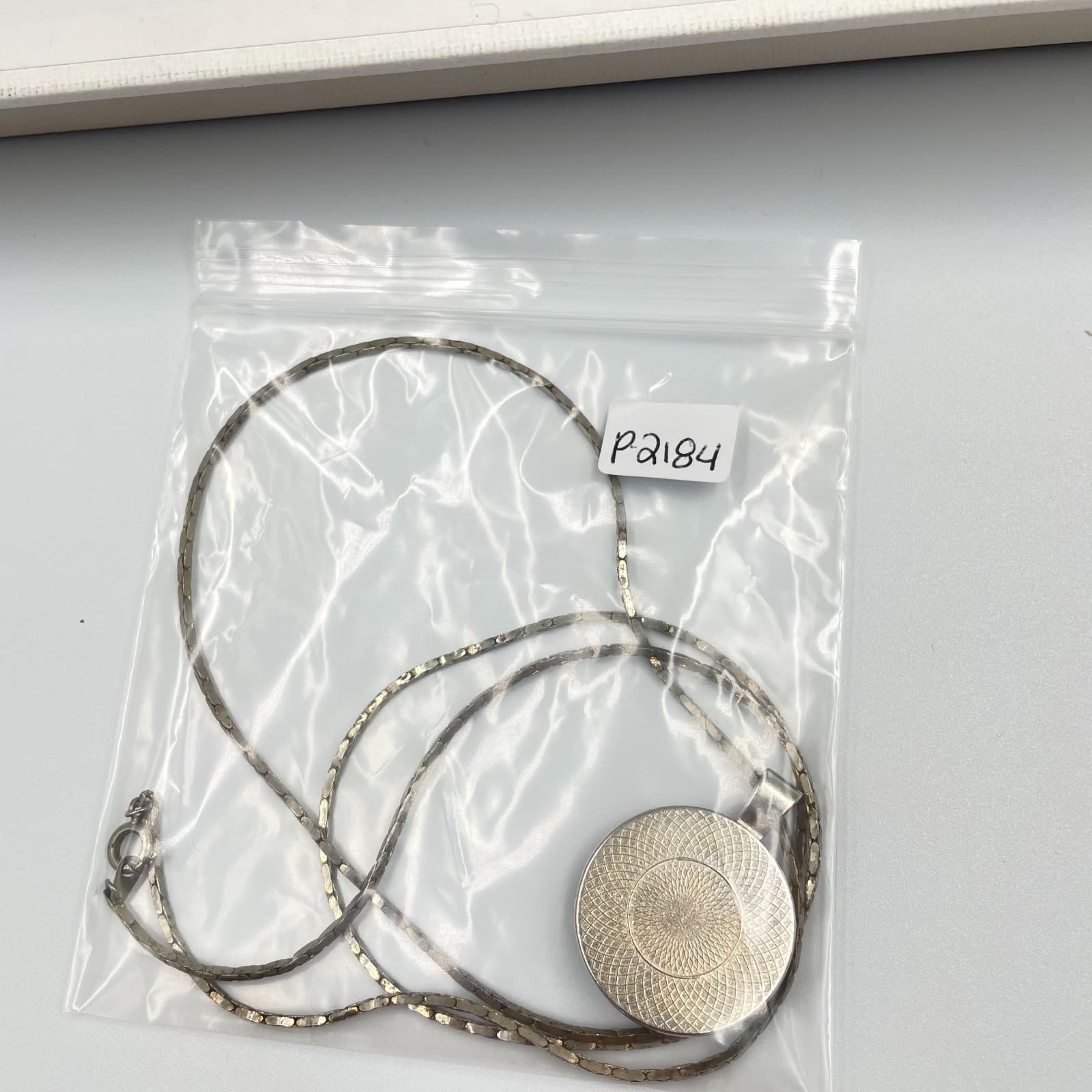 Vintage Memorial Necklace Loss of Loved One Sympathy Remembrance Pendant 24" - Thumbnail 8