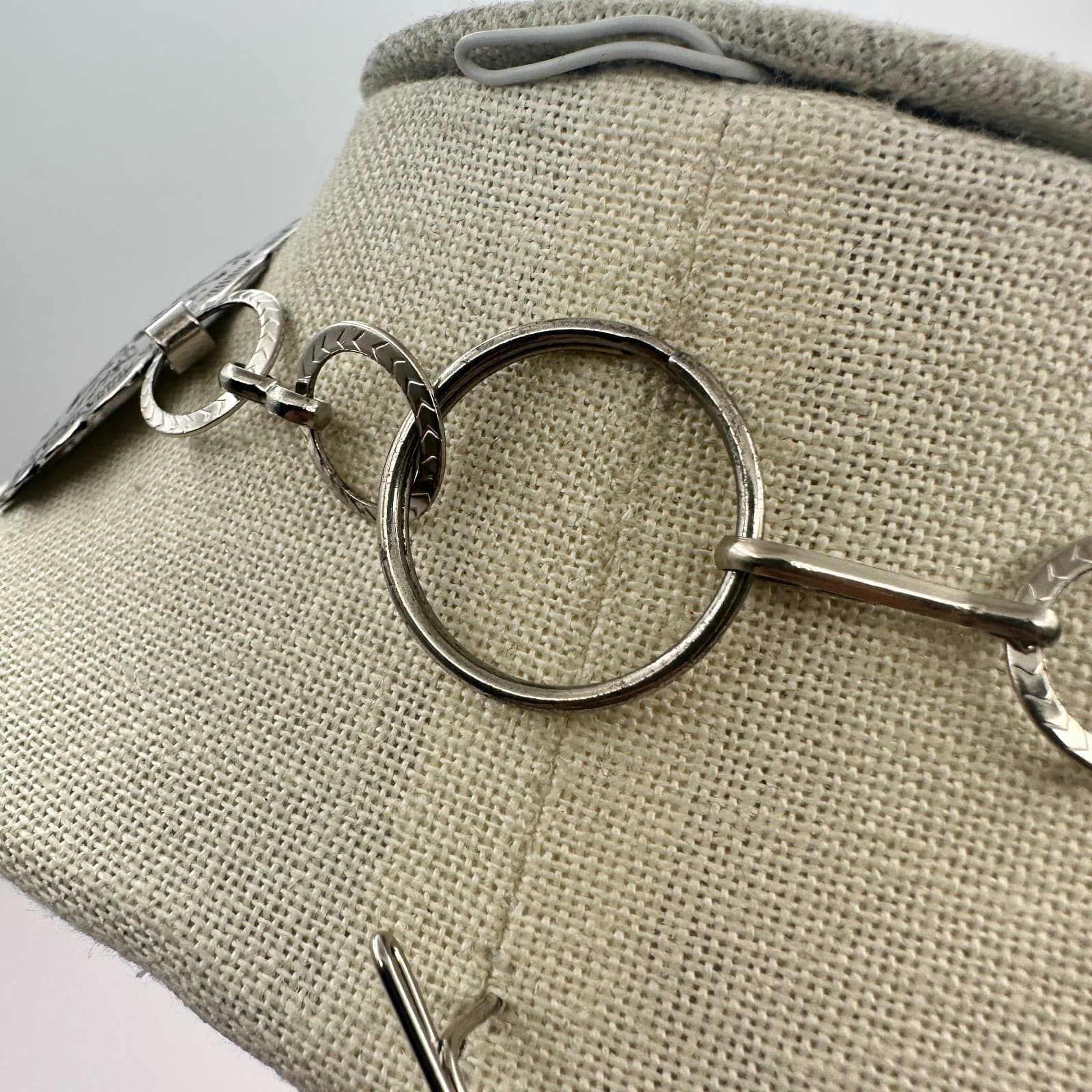 Vintage Y2K Silver Tone Concho Necklace Statement Women's Classic Jewelry - Thumbnail 6