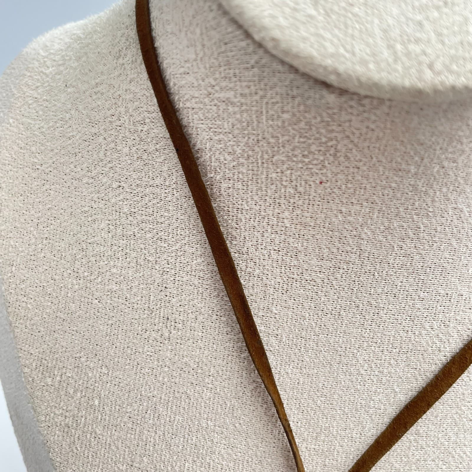 Vintage 90s Turquoise Faux Stone Floral Pendant Necklace Women's Classic Jewelry - Thumbnail 3