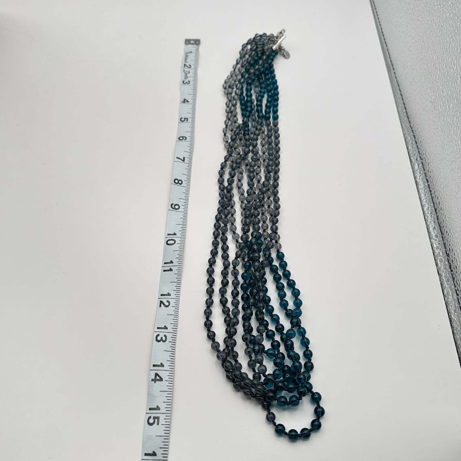 Vintage Y2K Multi Strand Beaded Necklace Statement Women's Classic Jewelry - Thumbnail 9