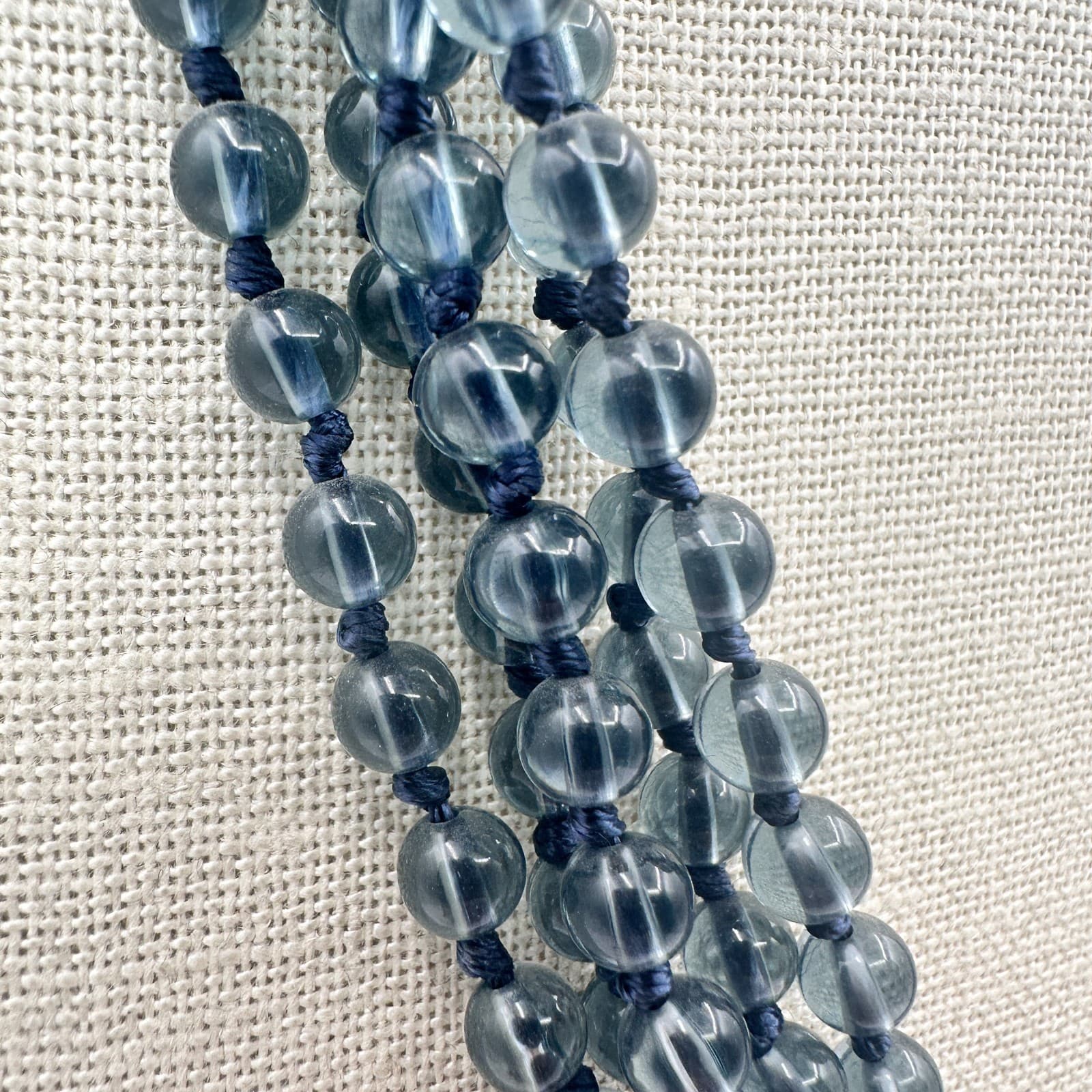 Vintage Y2K Multi Strand Beaded Necklace Statement Women's Classic Jewelry - Thumbnail 3