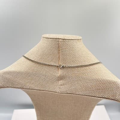 VTG Turquoise Teardrop Pendant Necklace Silver Tone Curb Chain Boho Statement - Thumbnail 6