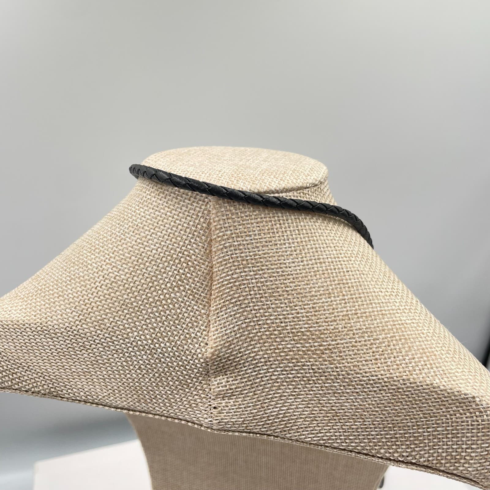 Kokopelli Bolo Tie Southwestern Wood Inlay Pendant Braided Leather Cord Western - Thumbnail 7