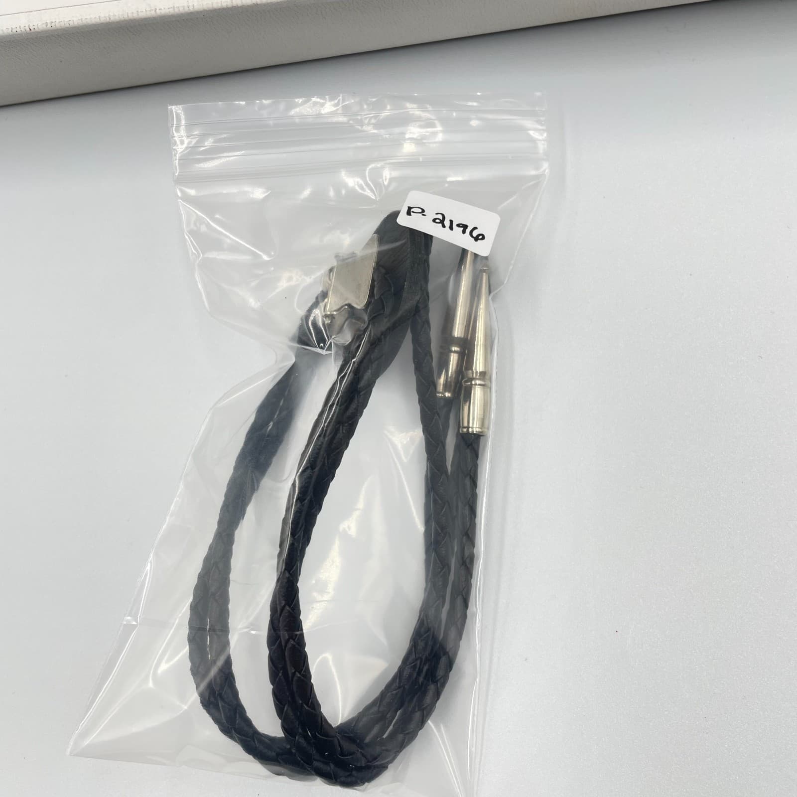 Kokopelli Bolo Tie Southwestern Wood Inlay Pendant Braided Leather Cord Western - Thumbnail 9