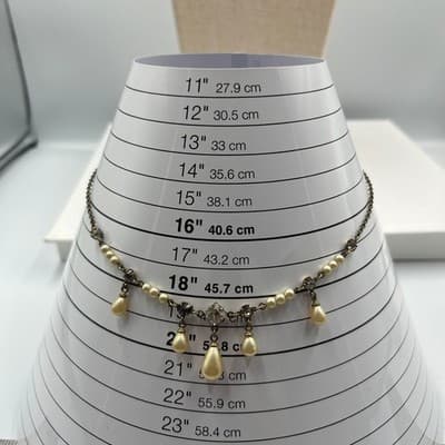 Vintage Silver Tone Square Mother of Pearl Shell Pendant Snake Chain Necklace - Thumbnail 8