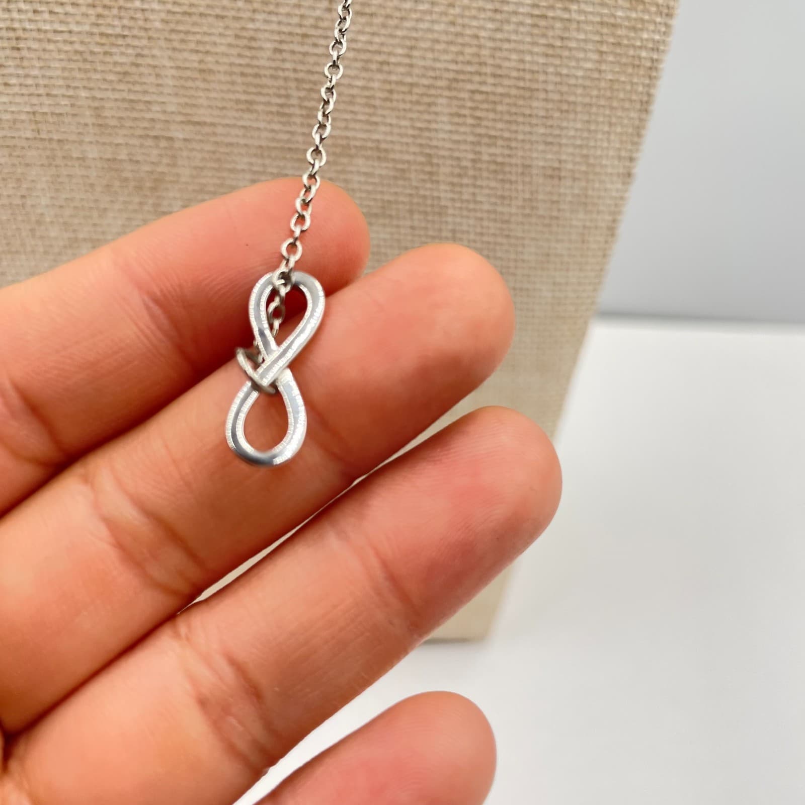 Baseball Forever Silver-Tone Round Chain Long Baseball Bat & Ball Charm Necklace - Thumbnail 4