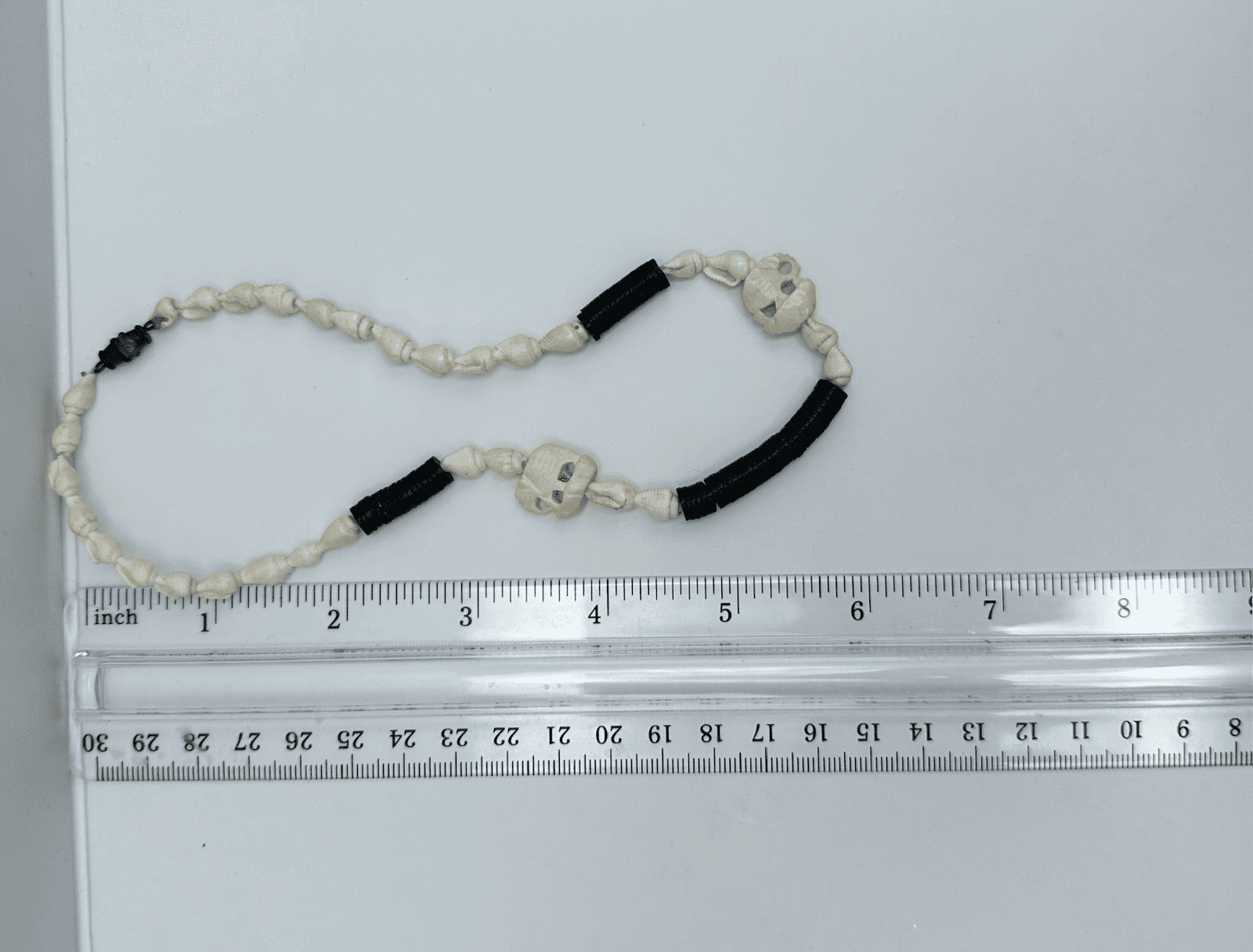 Vintage 80s Head Shell Heishi Beaded Necklace Women's Classic Fashion Jewelry - Thumbnail 7