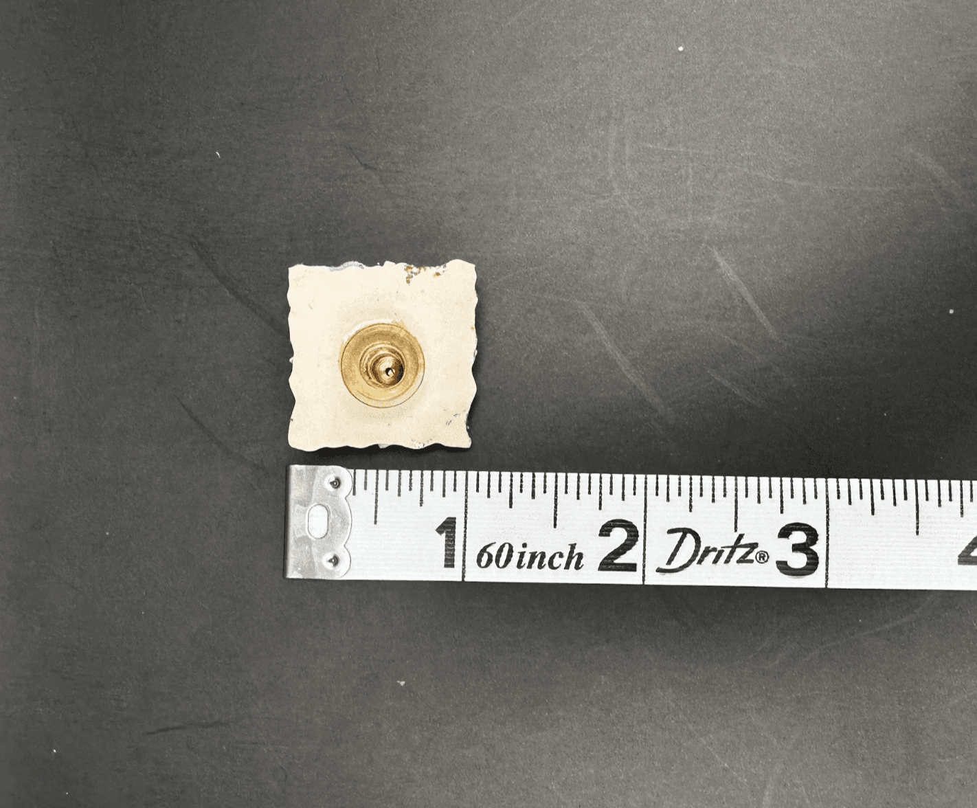 Vintage 90s Square Glitter Handmade Stud Earrings Rose Pearl Statement Jewelry - Thumbnail 6