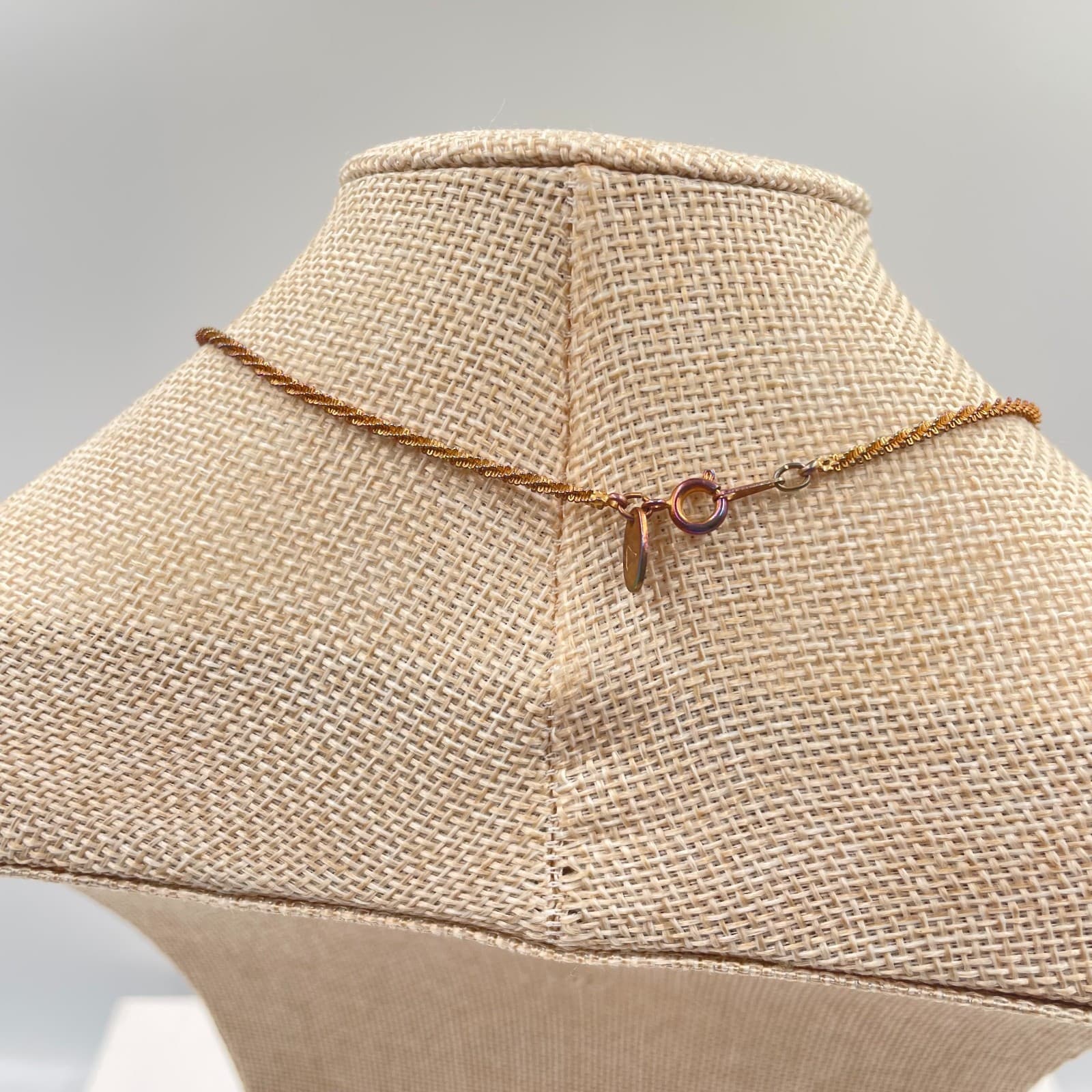 Afterthoughts Y2K Gold-Tone Multicolor Floral Enamel Coated Owl Pendant Necklace - Thumbnail 8