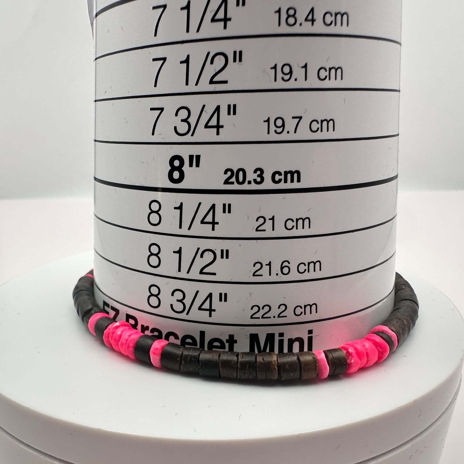 Vintage 90s Heishi Beaded Bracelet Boho Women's Classic Fashion Jewelry - Thumbnail 9