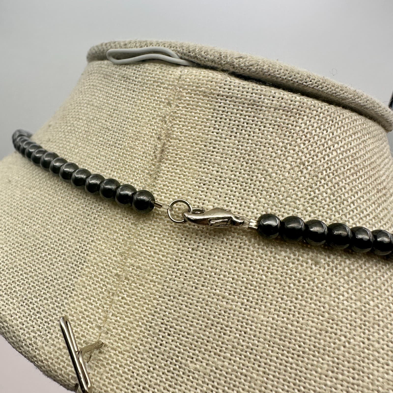 Vintage Y2K Black Beaded Necklace Minimalist Women's Classic Fashion Jewelry - Thumbnail 6