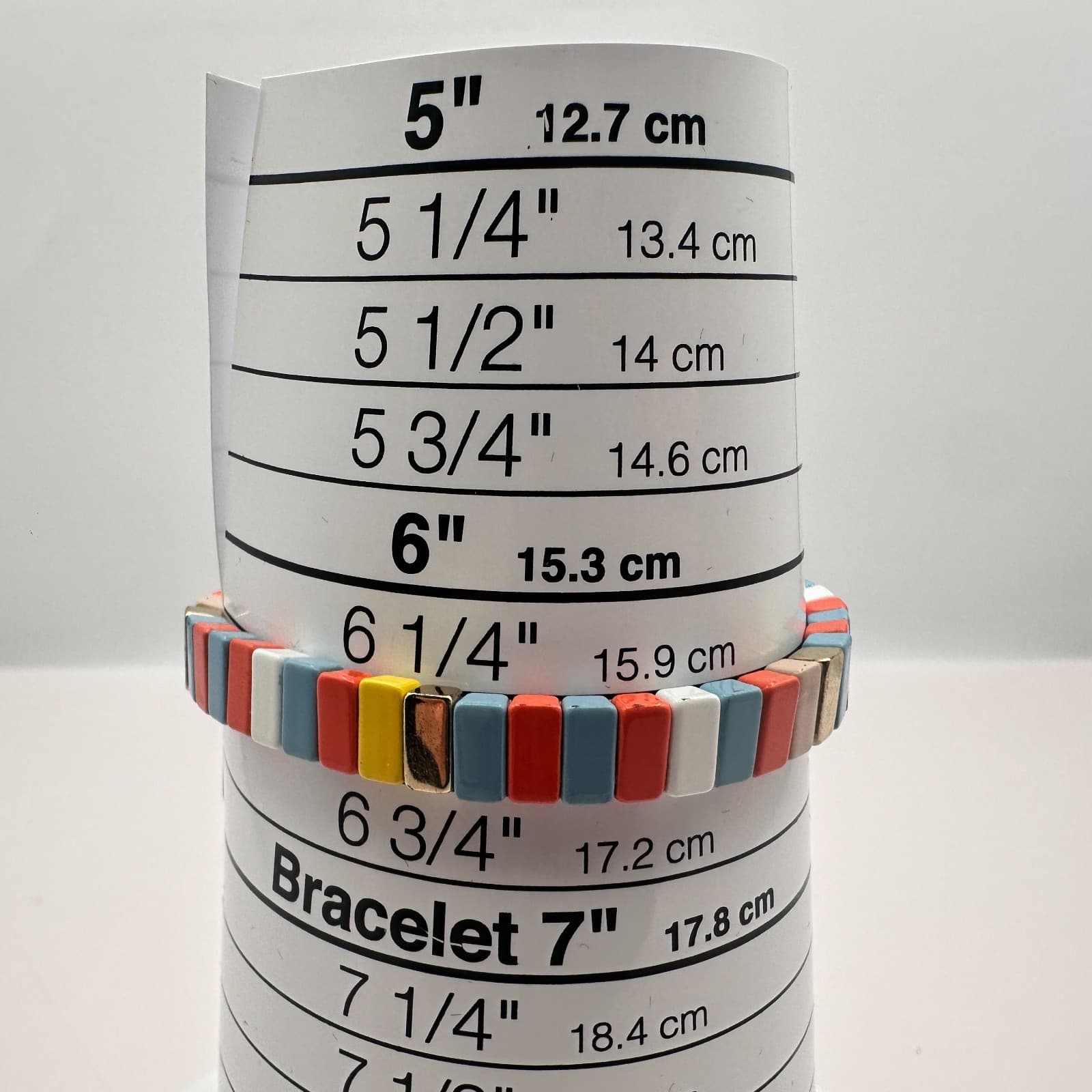 Vintage Y2K Gold Tone Beaded Bracelet Boho Women's Classic Fashion Jewelry - Thumbnail 7