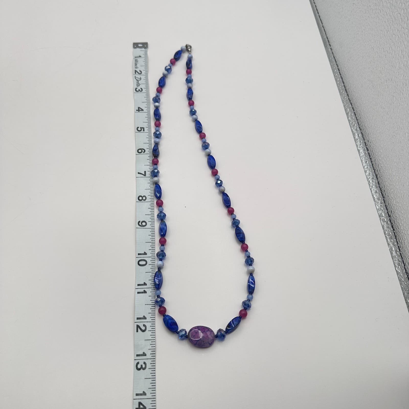 Vintage Y2K Beaded Statement Necklace Boho Women's Classic Fashion Jewelry - Thumbnail 11