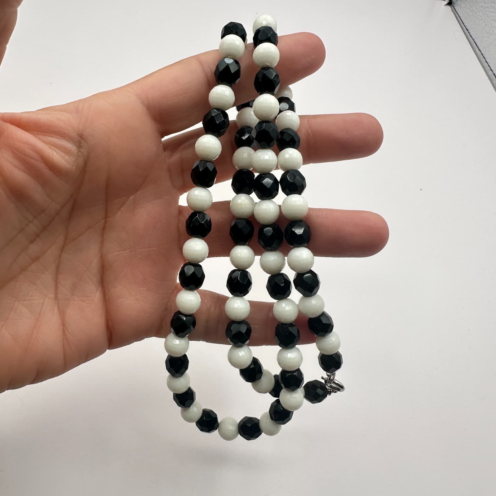 Vintage Y2K Round Beaded Necklace Retro Women's Classic Fashion Jewelry - Thumbnail 6