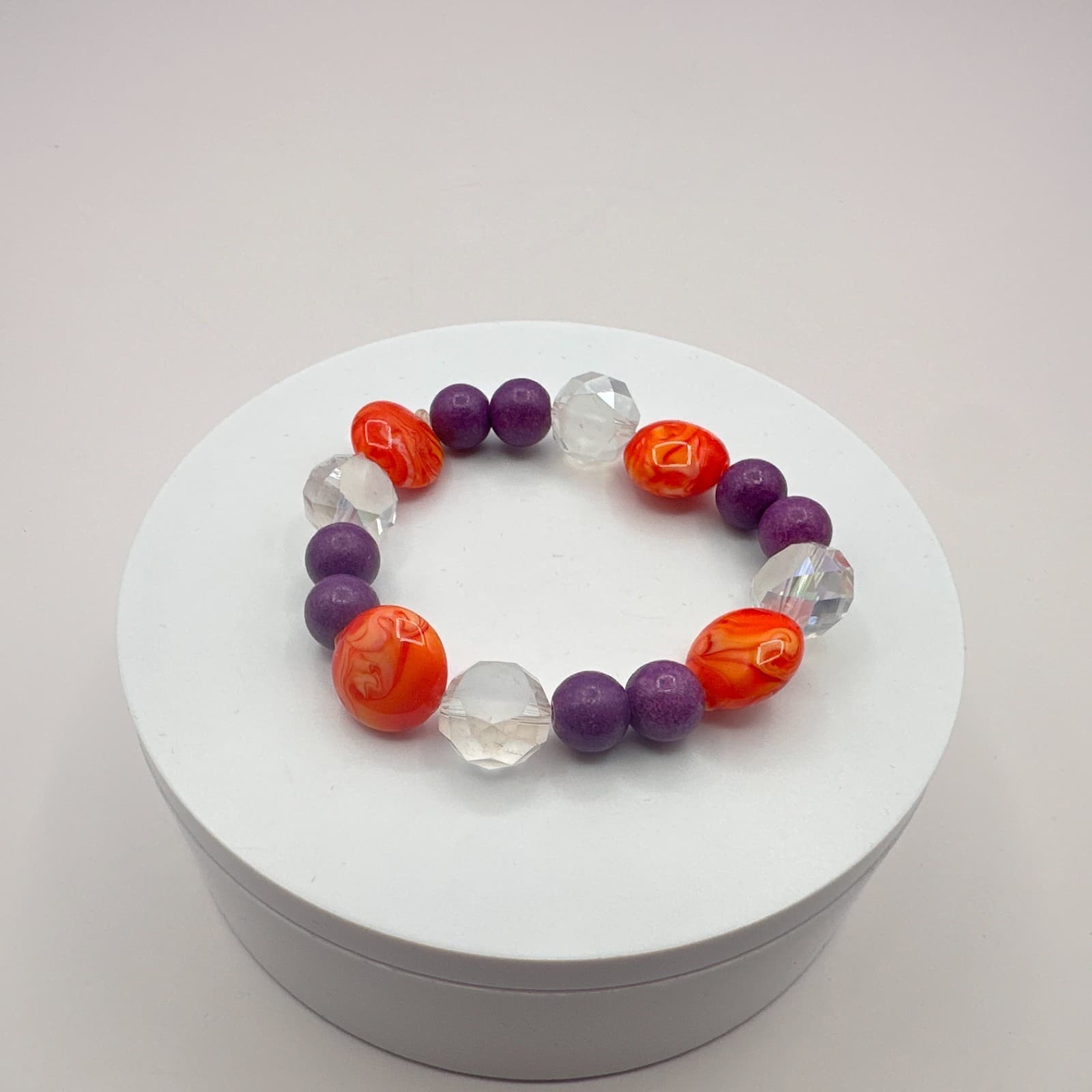 Vintage Y2K Swirl Stretch Beaded Bracelet Boho Women's Classic Fashion Jewelry - Thumbnail 2