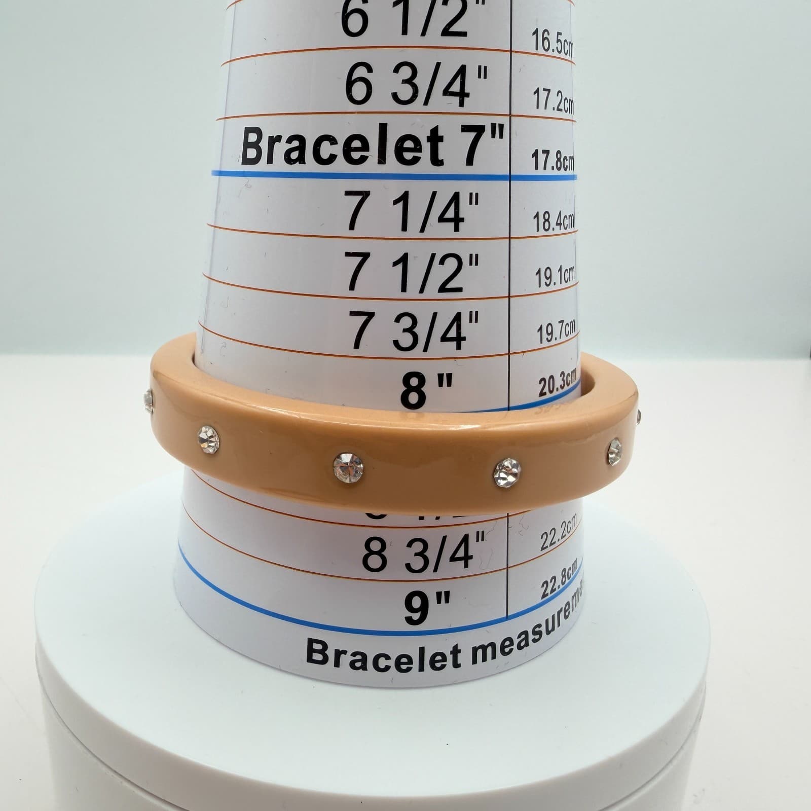 Vintage Y2K J.Crew Rhinestone Brown Bangle Bracelet Set Women's Classic Jewelry - Thumbnail 8