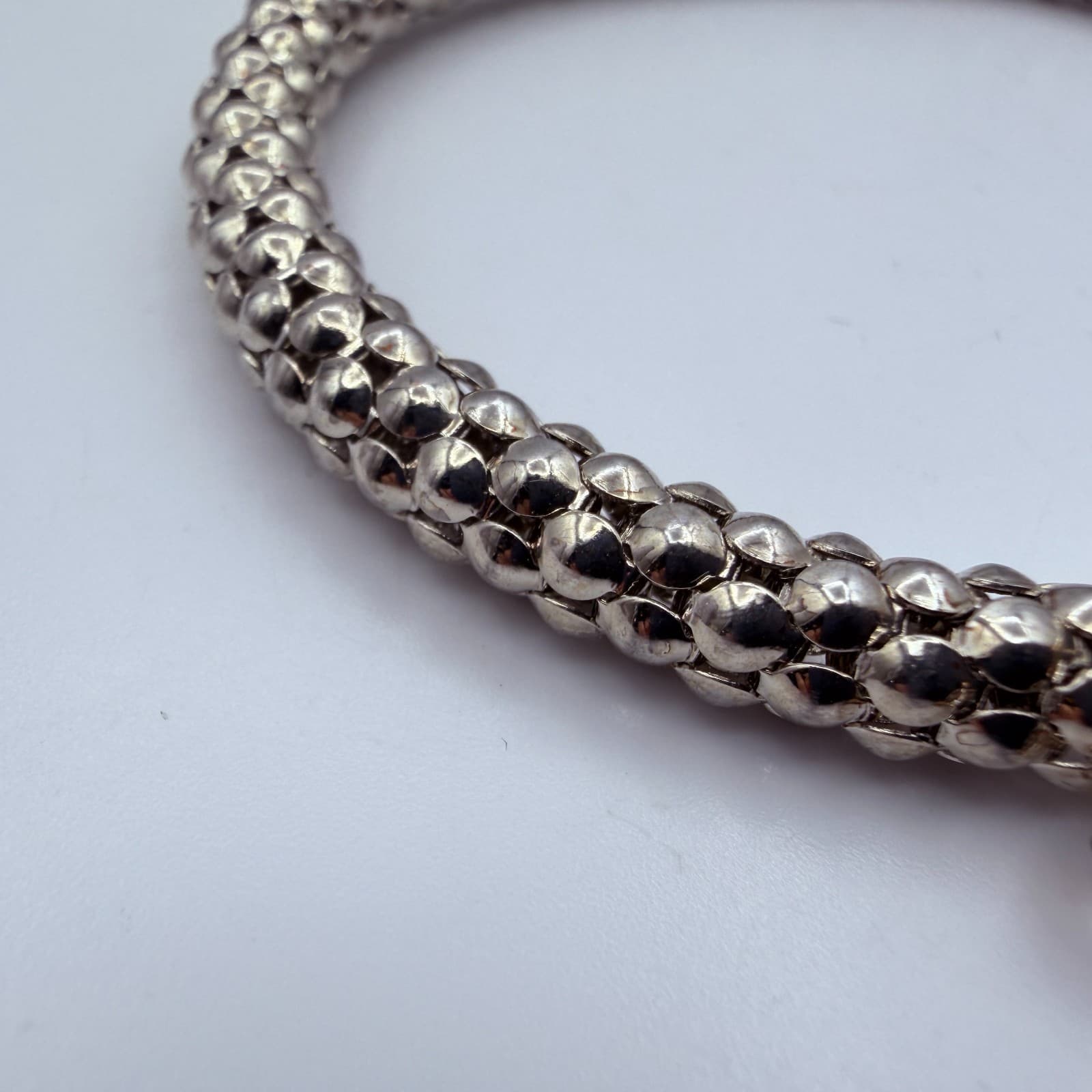 Vintage 90s Silver Tone Life is Juicy Charm Bracelet Women's Classic Jewelry - Thumbnail 7