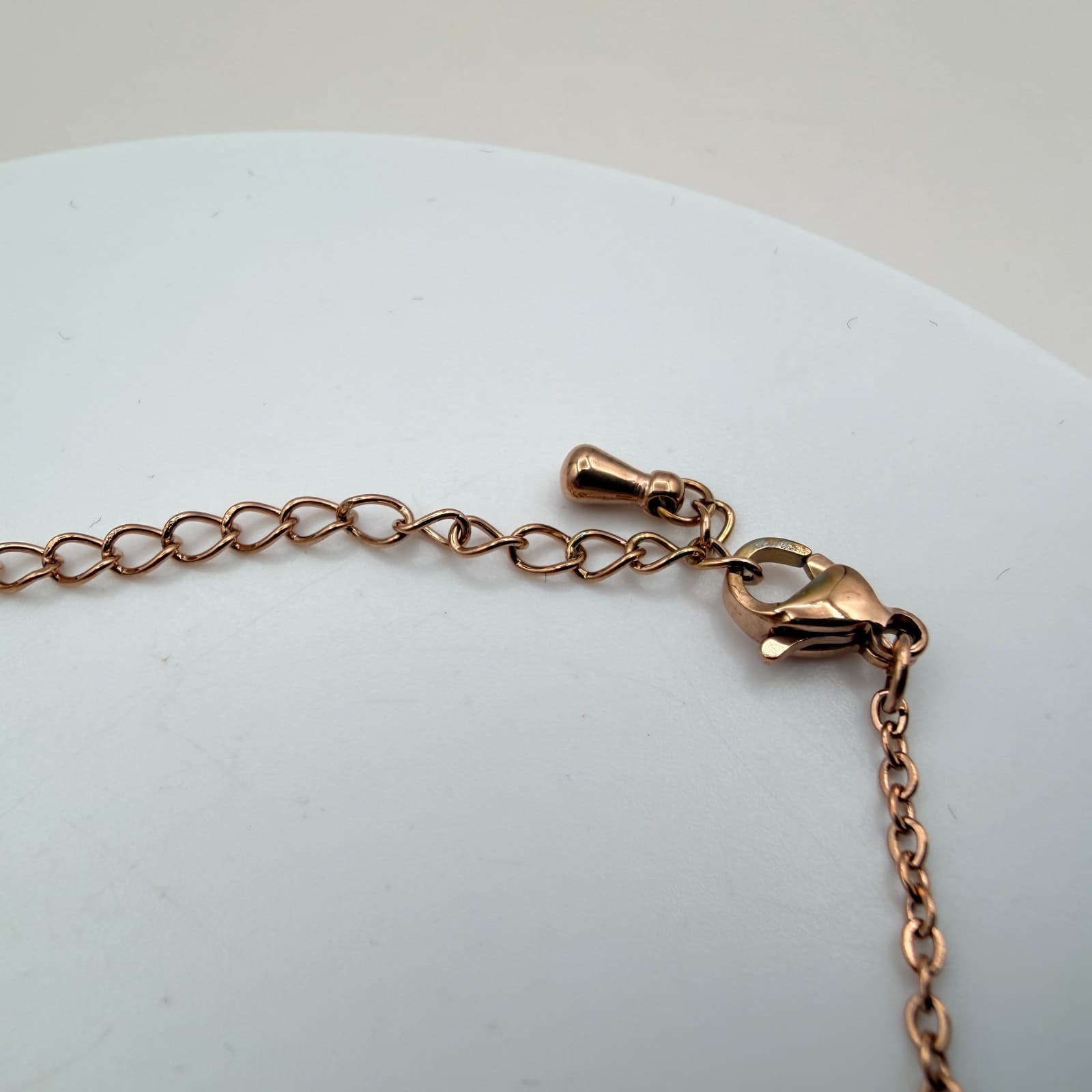 Vintage Y2K Rose Gold Tone Feather Bracelet Boho Women's Classic Jewelry - Thumbnail 6