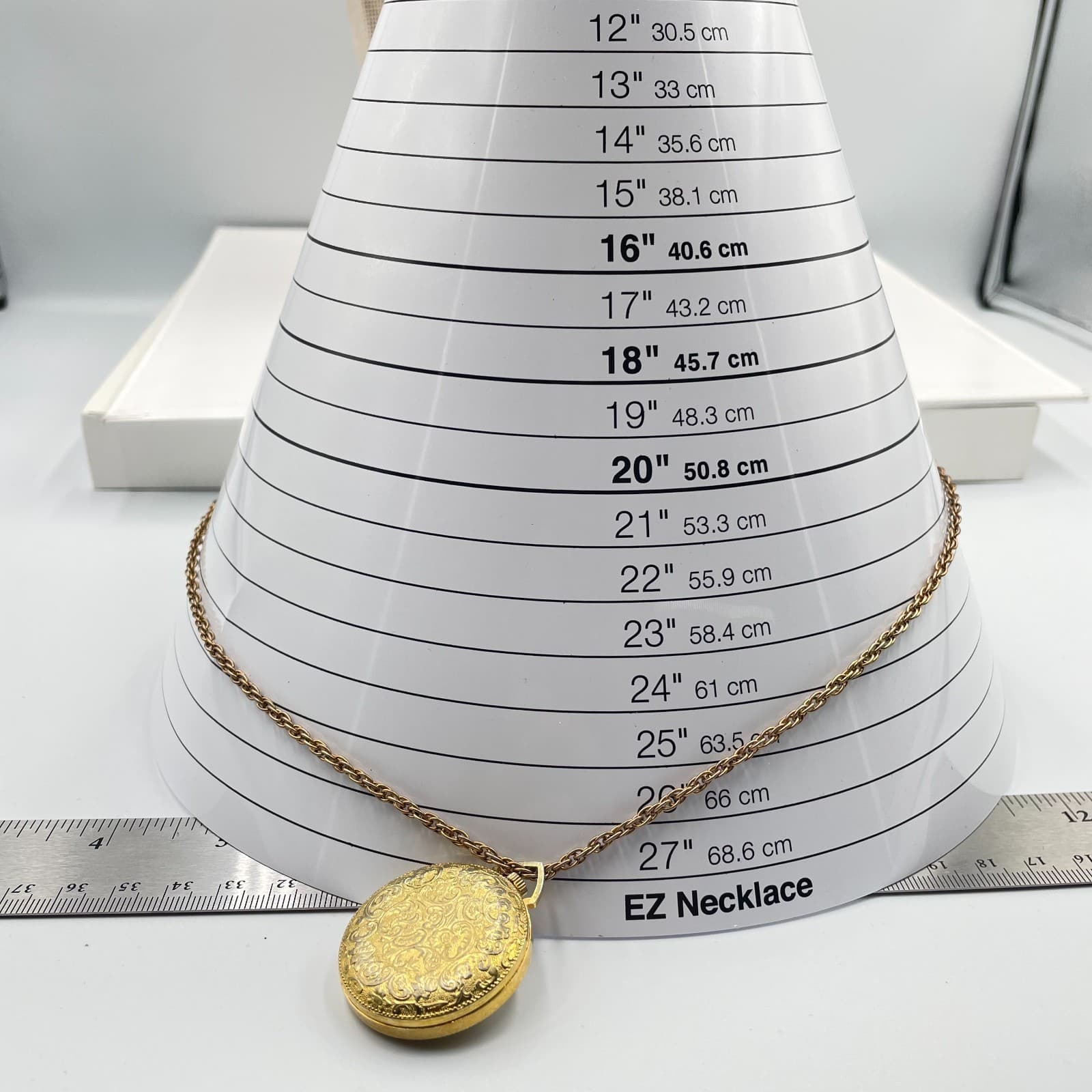 VTG Whitney Gold-Tone Fashion Horology Swiss-Made Dial Watch Pendant Necklace - Thumbnail 8