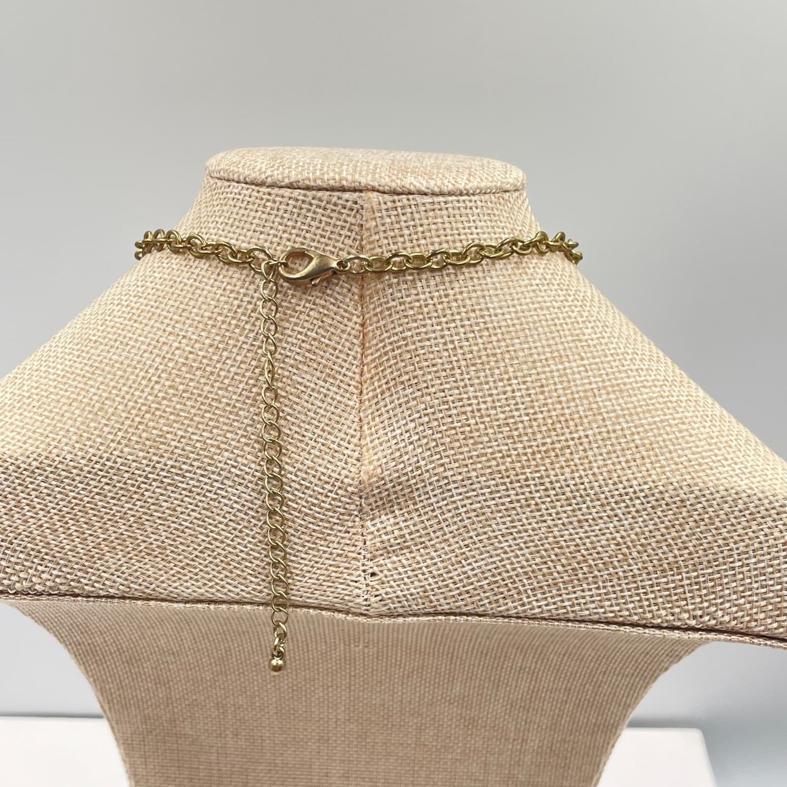 Gold-Tone Bohemian Classic Blue Faceted Glass Bead Fringe Bib Statement Necklace - Thumbnail 6