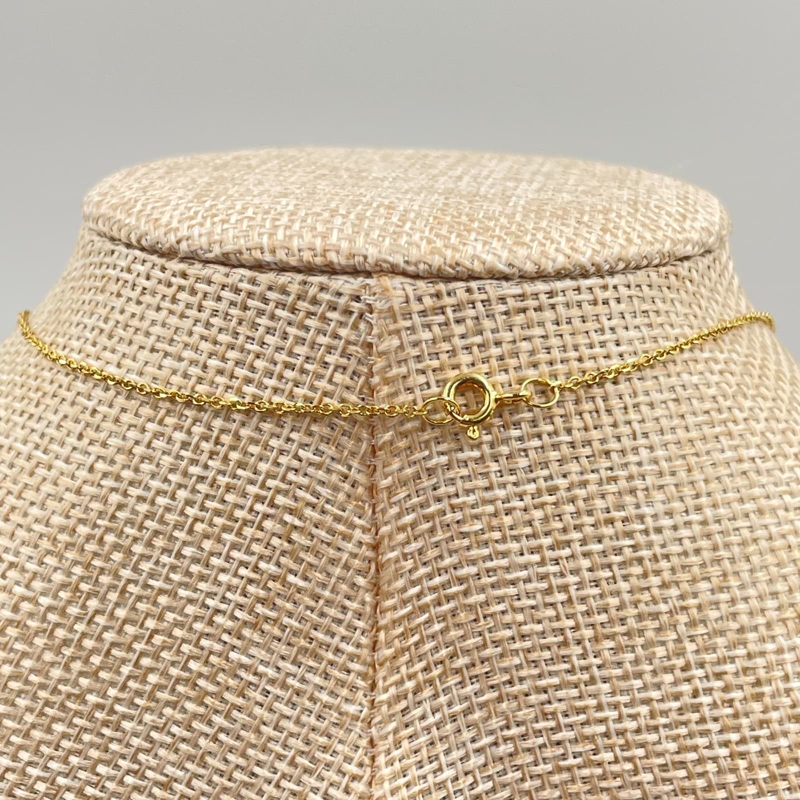 Fashion Gold-Tone Chain Classic Metal Nugget-Shaped Pendant Push Lock Necklace - Thumbnail 7