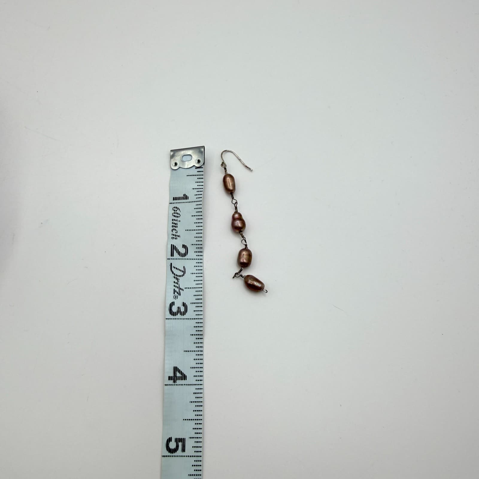 Vintage Y2K Pink Glass Faux Pearl Beaded Dangle Earrings Set Women's Jewelry - Thumbnail 10