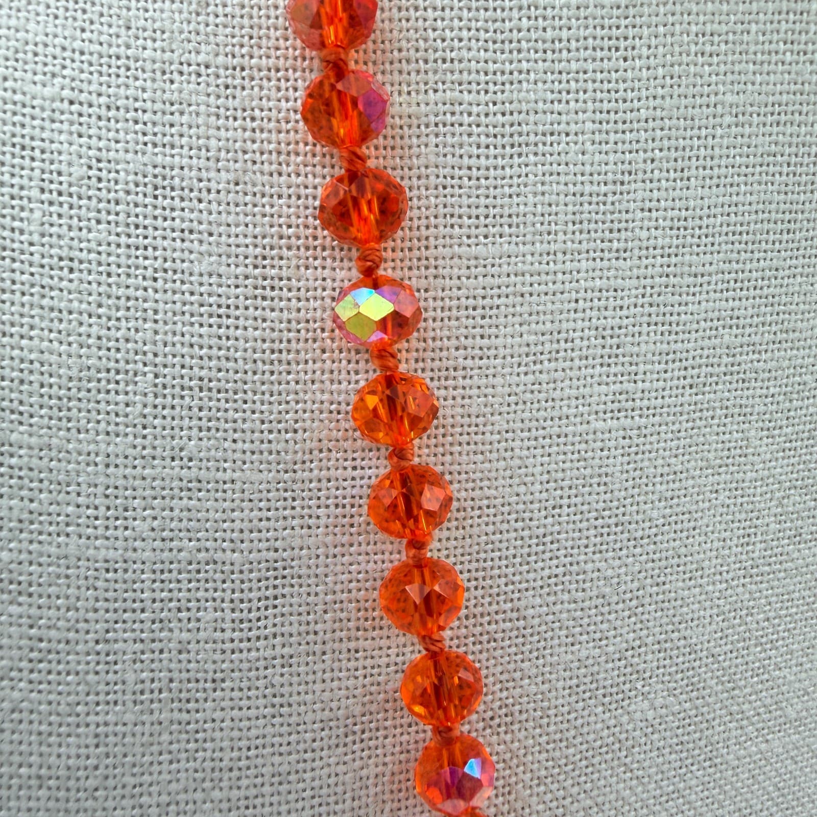 Vintage Y2K Beaded Lariat Necklace Boho Women's Classic Fashion Jewelry - Thumbnail 6