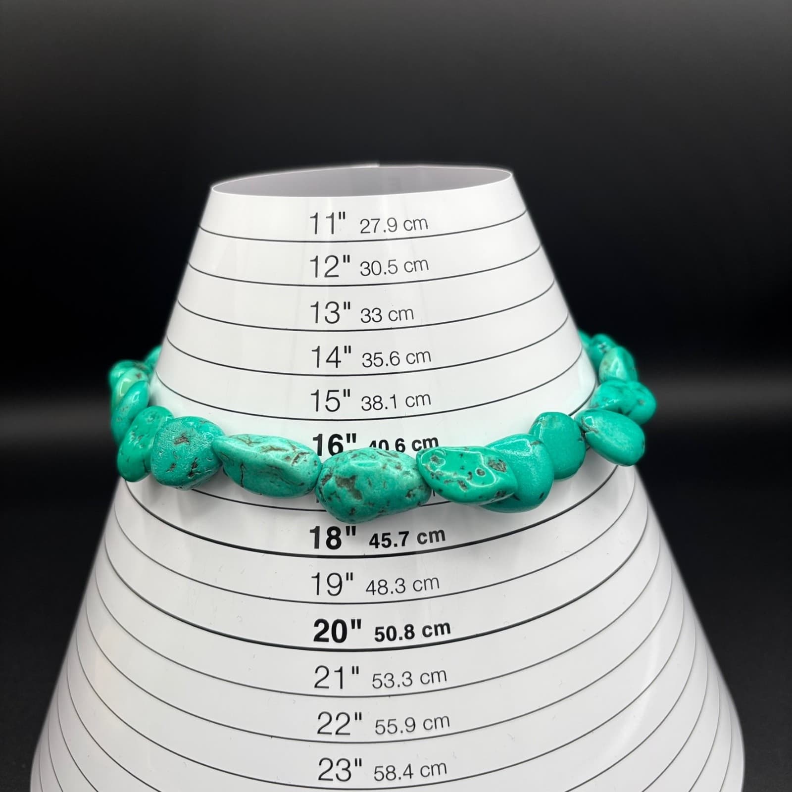 Vintage Tourtoise Gemstone Silver-Tone Chain Collectible Necklace - Size 16" Y2K - Thumbnail 7