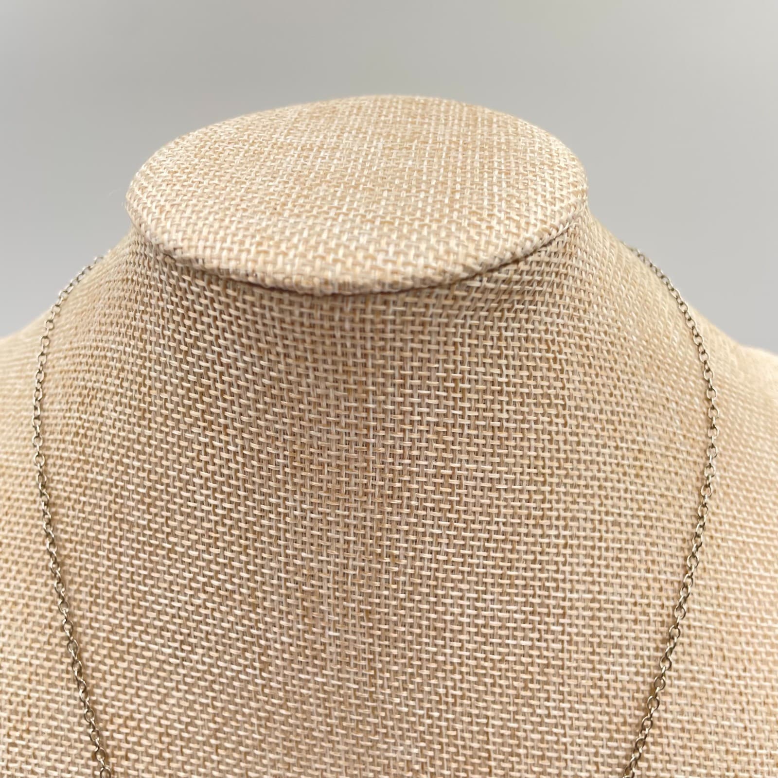 Silver-Tone Oval Link Chain Enthusiast Baseball Bat Pendant Lobster Necklace - Thumbnail 2