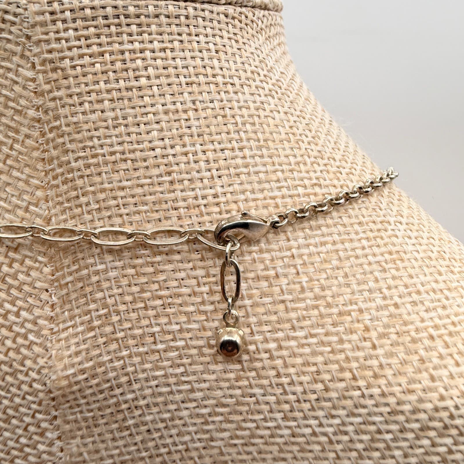 Vintage Y2K Silver Tone Clear Rhinestone Y Necklace Statement Women's Jewelry - Thumbnail 9