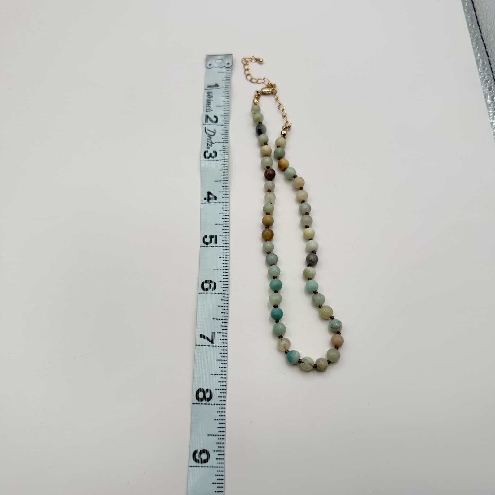 Vintage Y2K Gold Tone Beaded Knotted Necklace Women's Classic Fashion Jewelry - Thumbnail 8