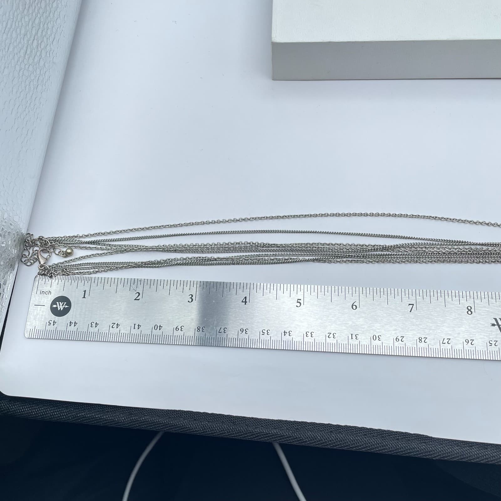 Bohemian Silver-Tone Multi-Strand Hammered Disc Coin Pendants Layered Necklace - Thumbnail 9