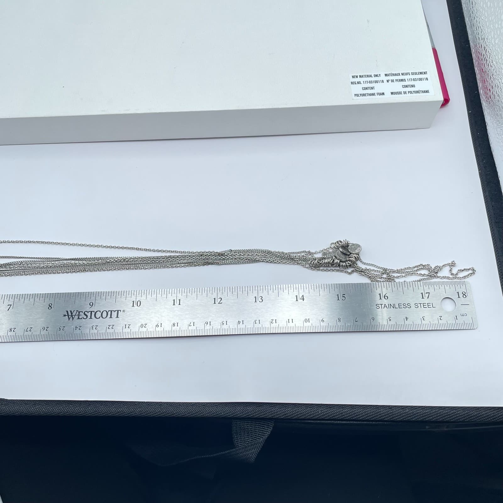 Bohemian Silver-Tone Multi-Strand Hammered Disc Coin Pendants Layered Necklace - Thumbnail 10