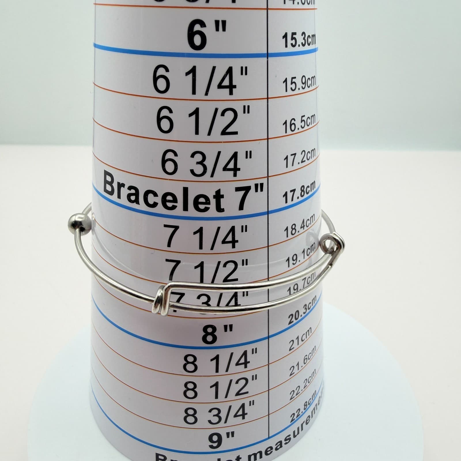 Vintage Y2K Silver Tone Ball Beaded Bangle Minimalist Women's Classic Jewelry - Thumbnail 8