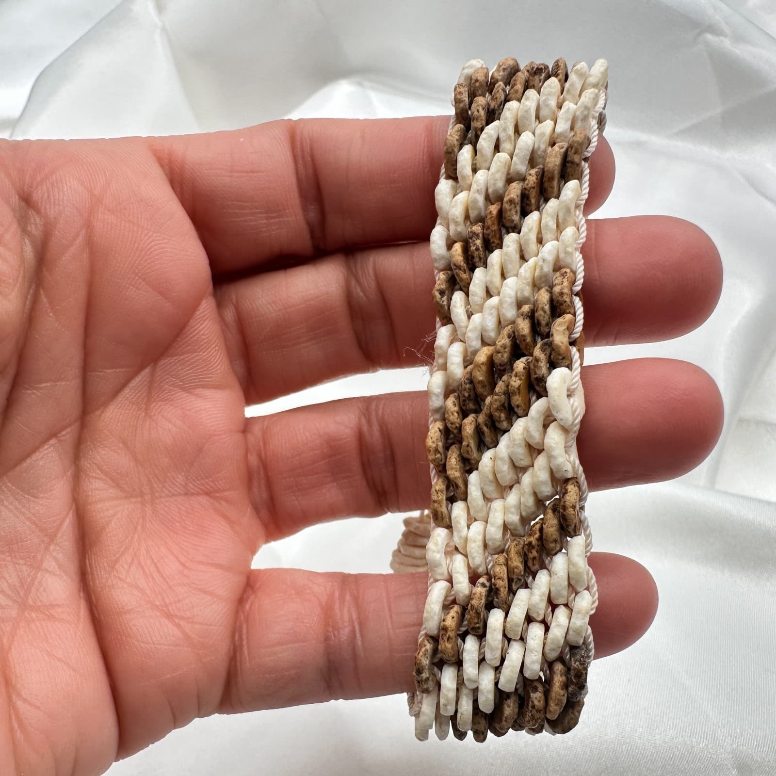 Vintage Y2K Beaded Disc Shell Bracelet Boho Women's Classic Fashion Jewelry - Thumbnail 9