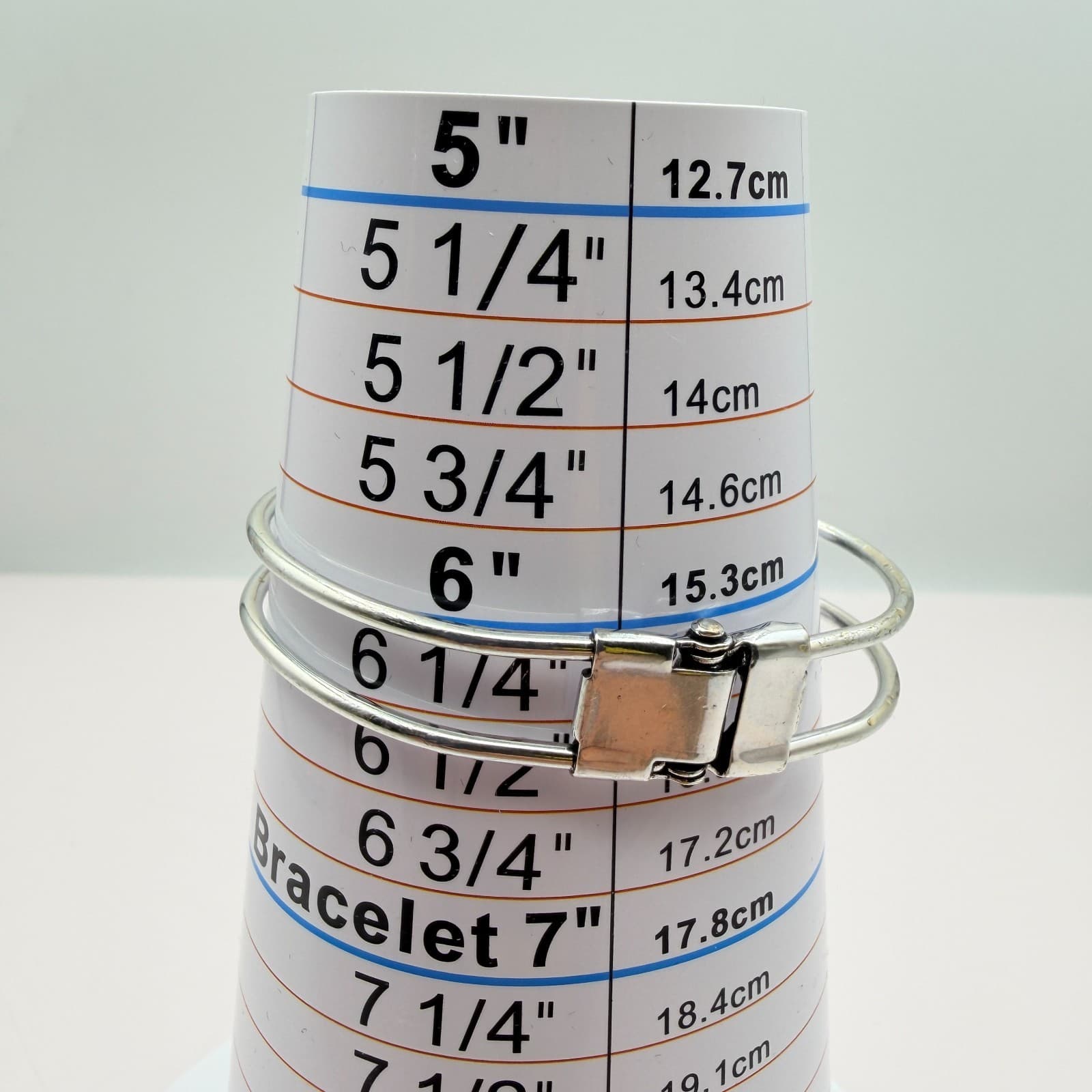 Vintage Y2K Clear Square Rhinestone Open Cuff Bracelet Silver Tone Jewelry - Thumbnail 10