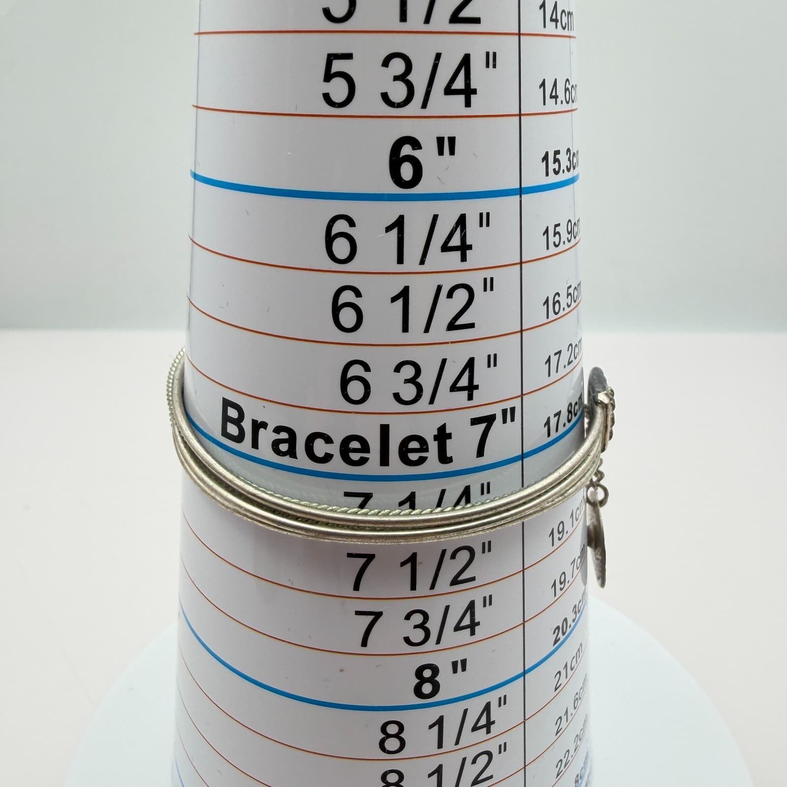 Vintage Y2K Silver Tone Bell Coin Charm Cuff Bracelet Boho Women's Jewelry - Thumbnail 9