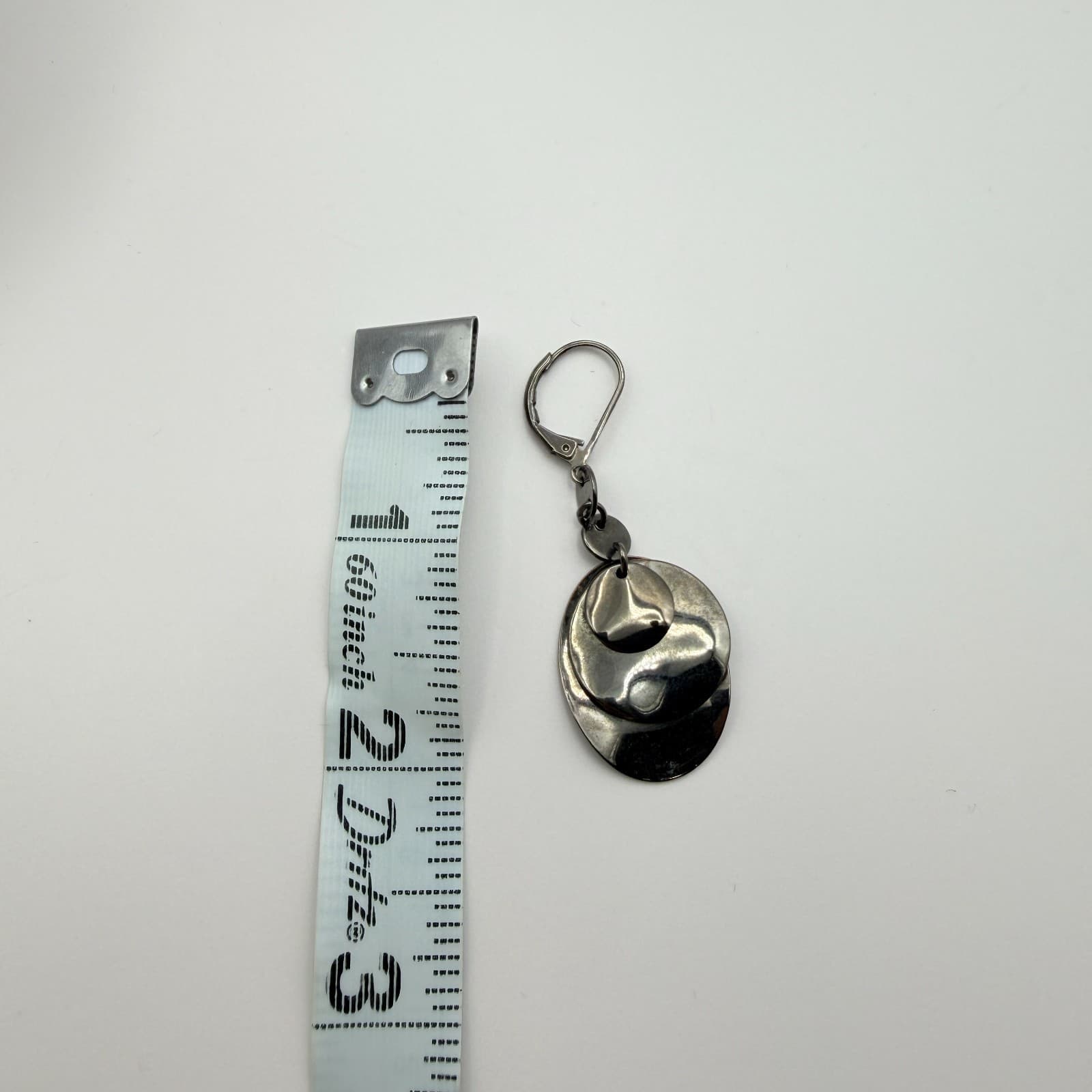 Vintage Y2K Silver Tone Clear Rhinestone Dangle Earrings Set Women's Jewelry - Thumbnail 11