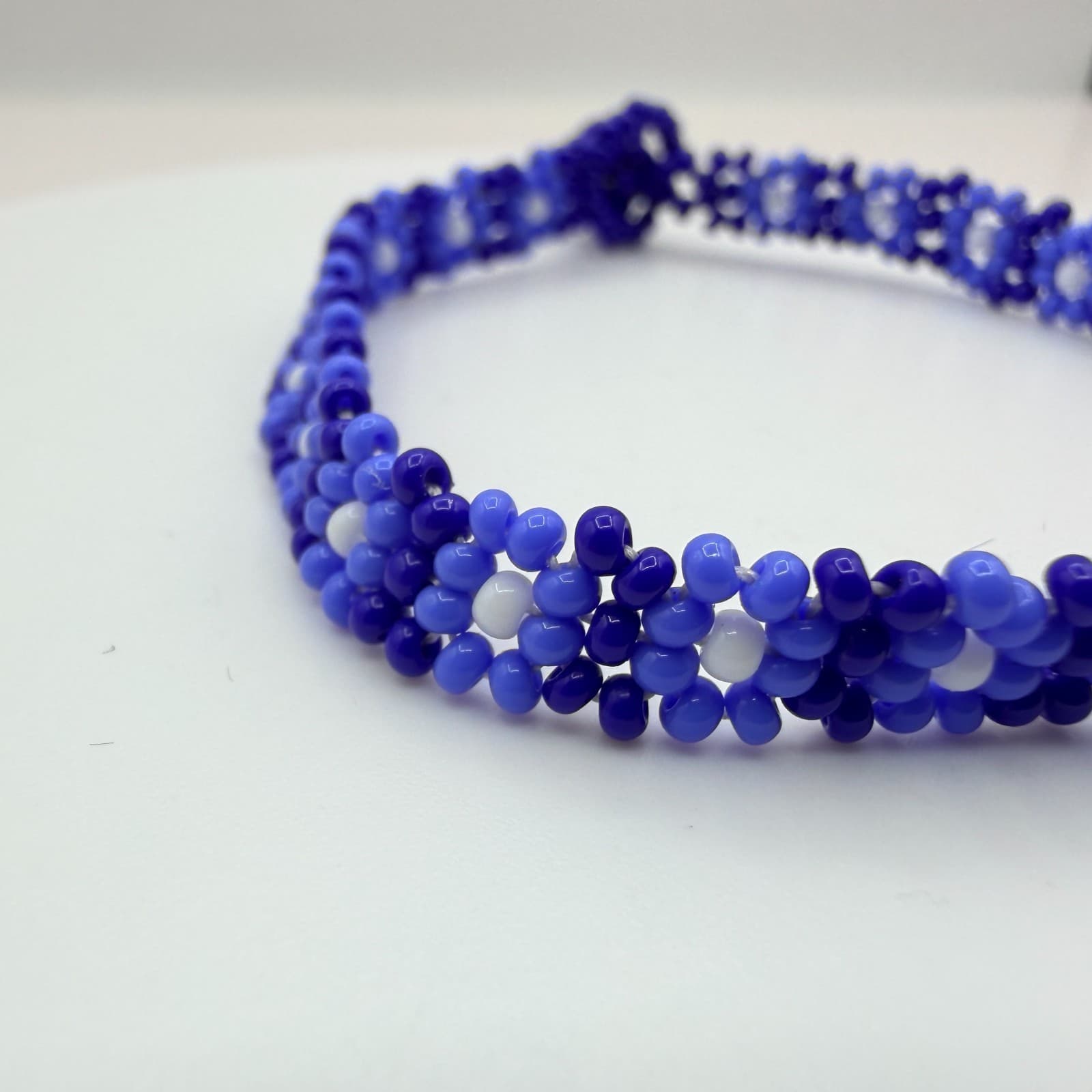 Vintage Y2K Glass Beaded Bracelet Boho Retro Women's Classic Fashion Jewelry - Thumbnail 3