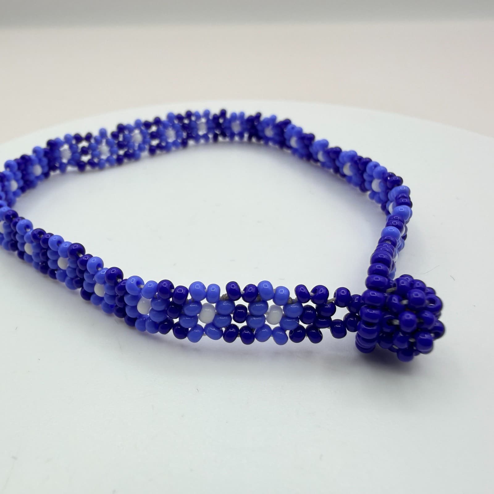 Vintage Y2K Glass Beaded Bracelet Boho Retro Women's Classic Fashion Jewelry - Thumbnail 6