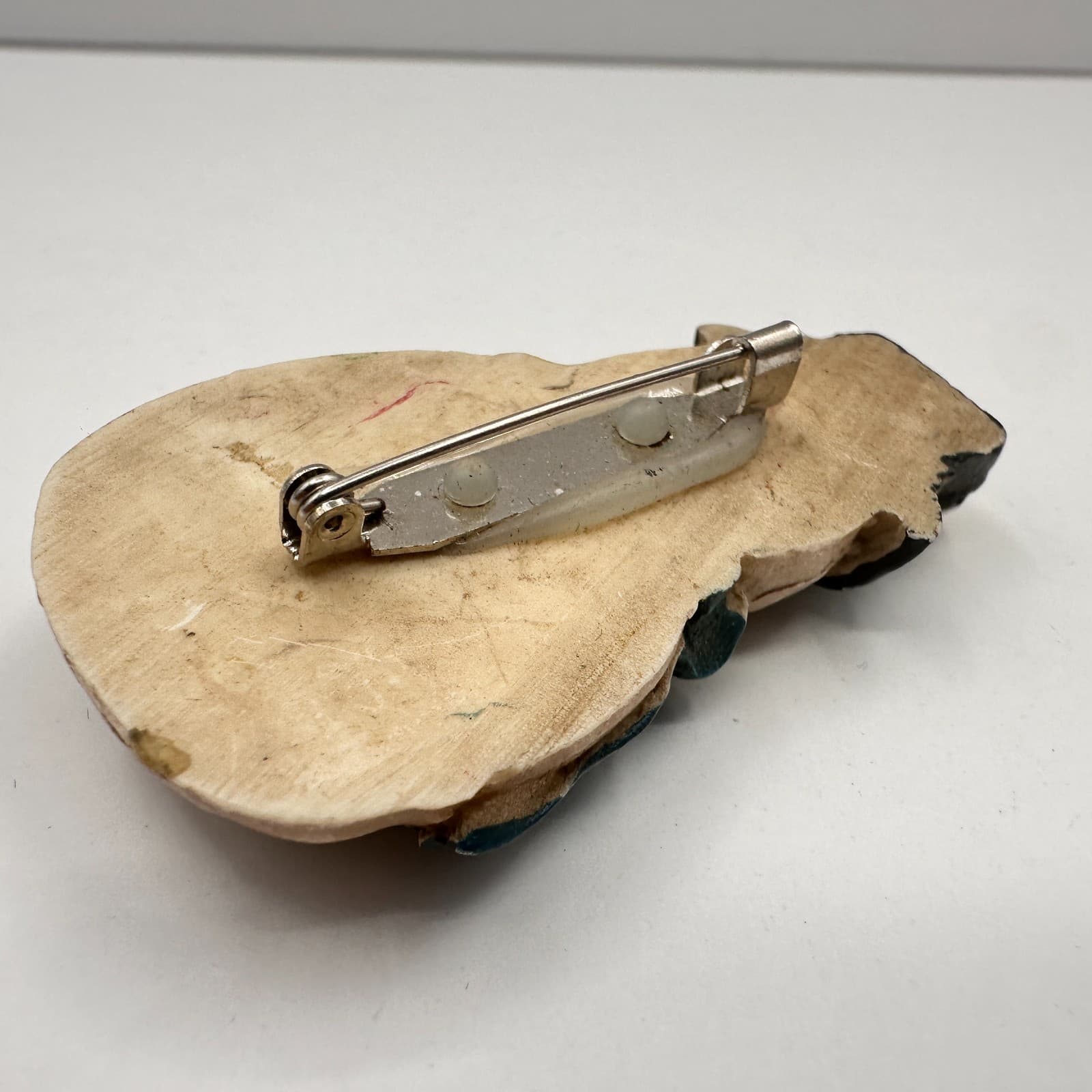 Vintage 90s Snowman Brooch Set Painted Winter Holiday Pins Fashion Jewelry - Thumbnail 5