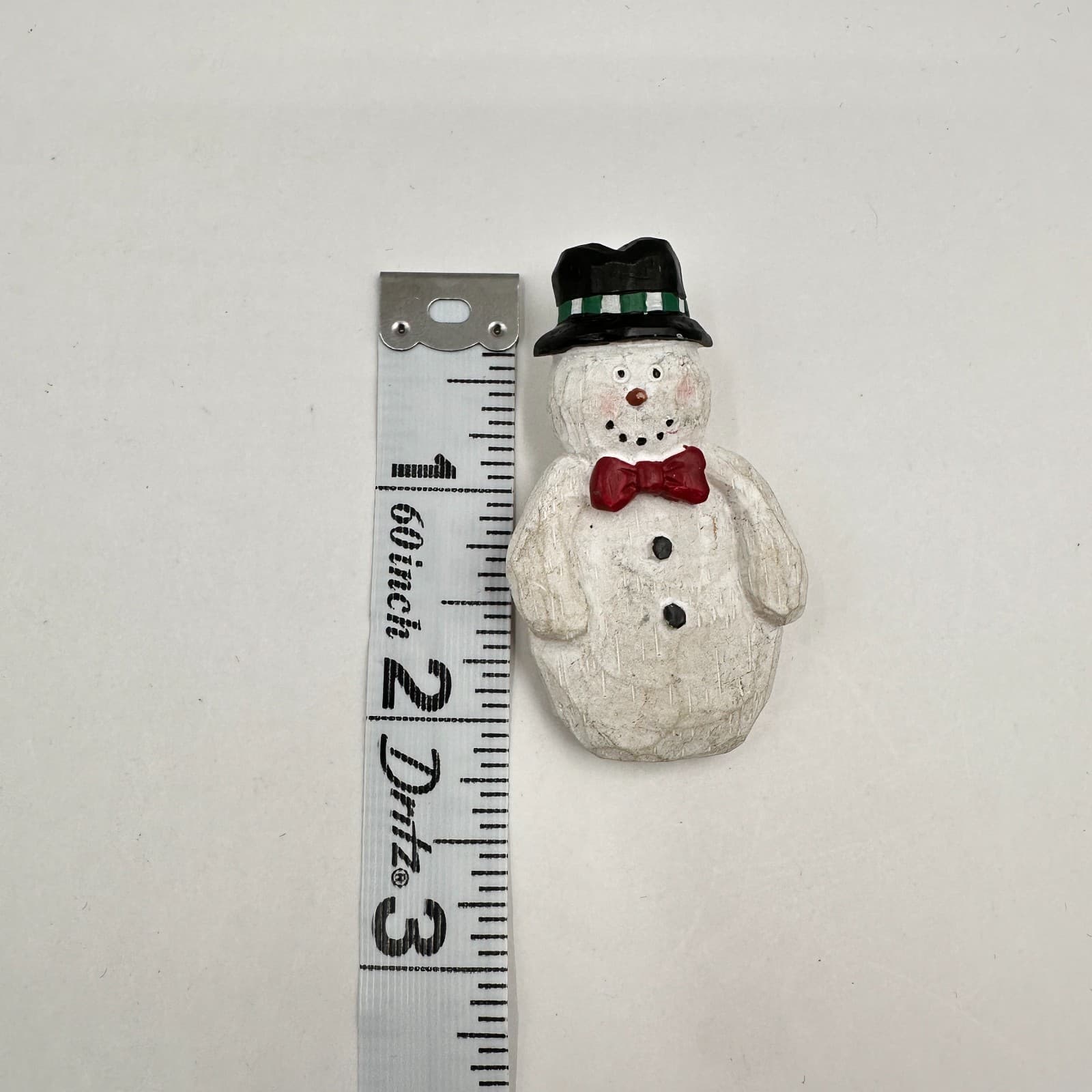 Vintage 90s Snowman Brooch Set Painted Winter Holiday Pins Fashion Jewelry - Thumbnail 15