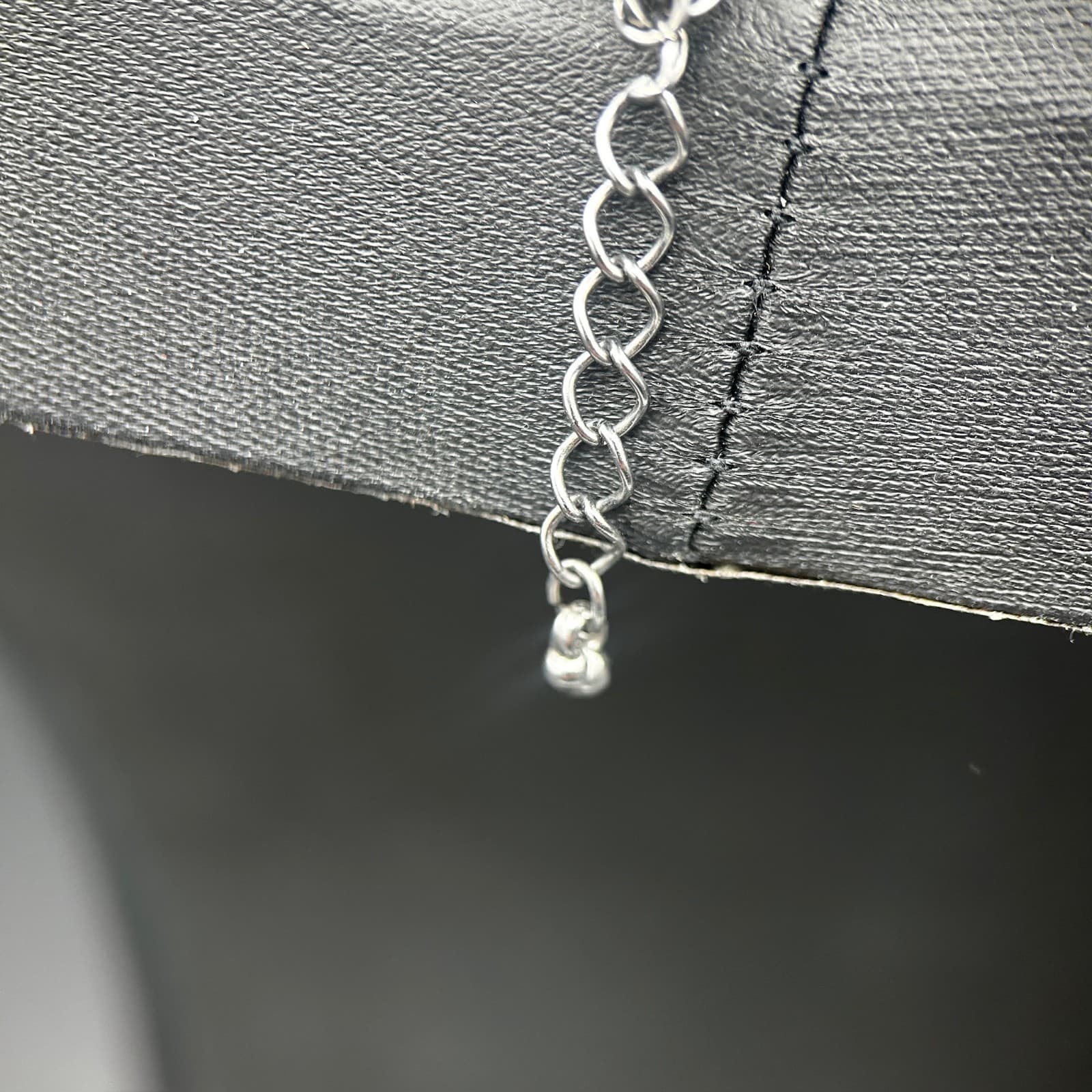 Vintage Gunmetal Cluster Statement Necklace Multicolor Beads 18in - Thumbnail 11